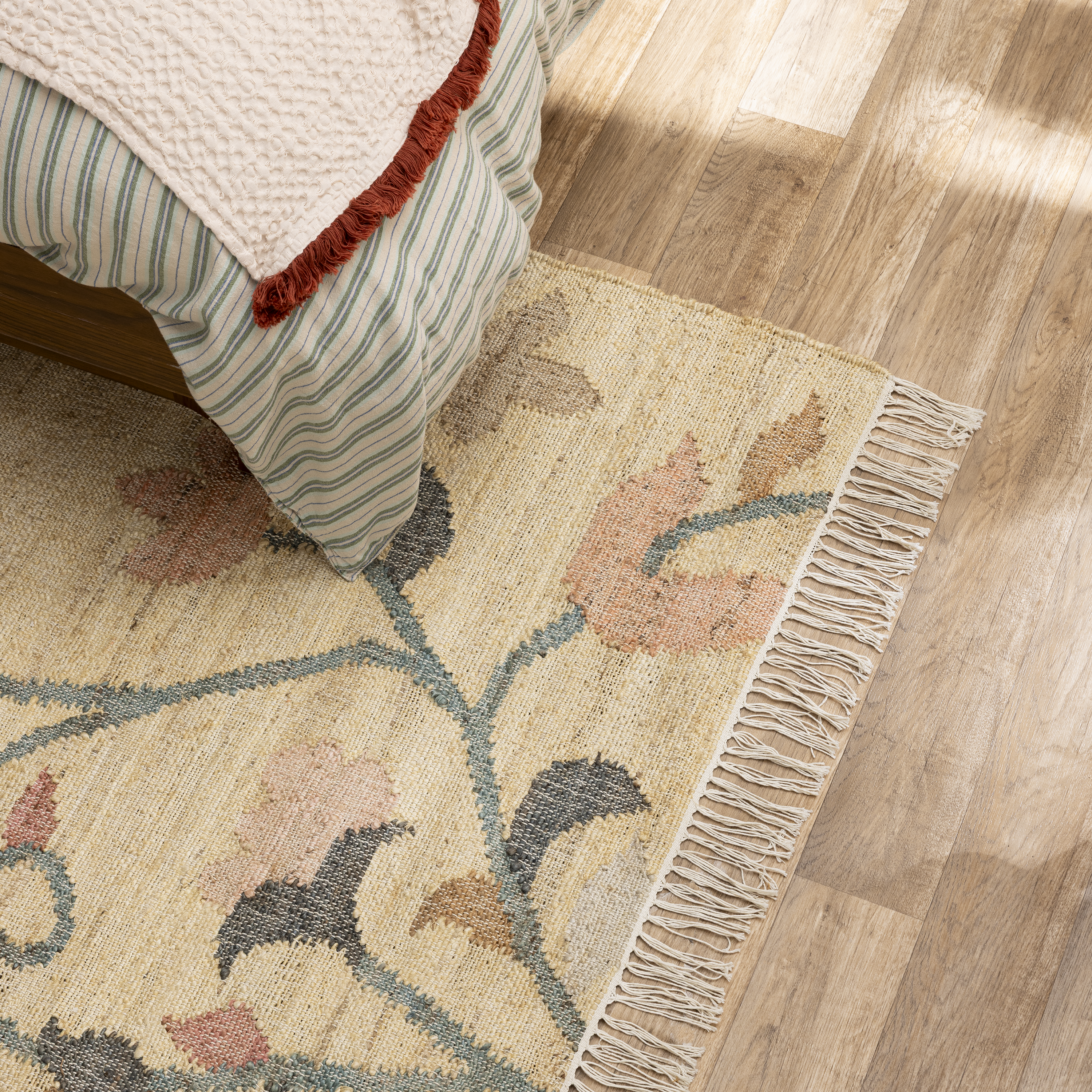 Tapete botânico Sakura 160x230cm multicor Inspire - 5