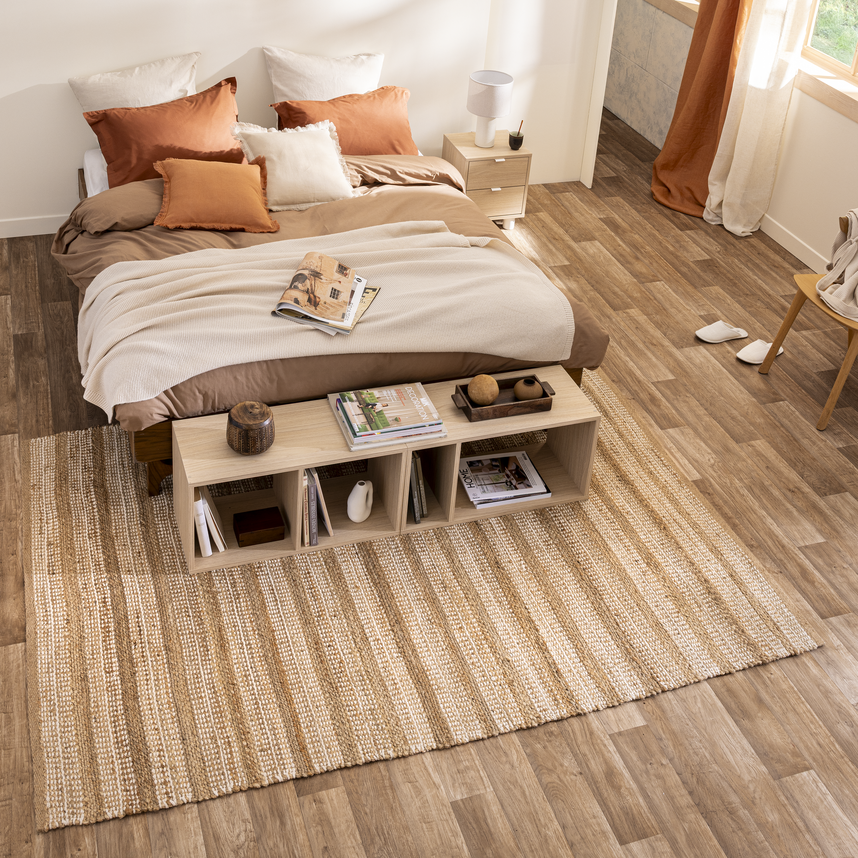 Tapete geométrico Jody 160x230cm bege Inspire - 3