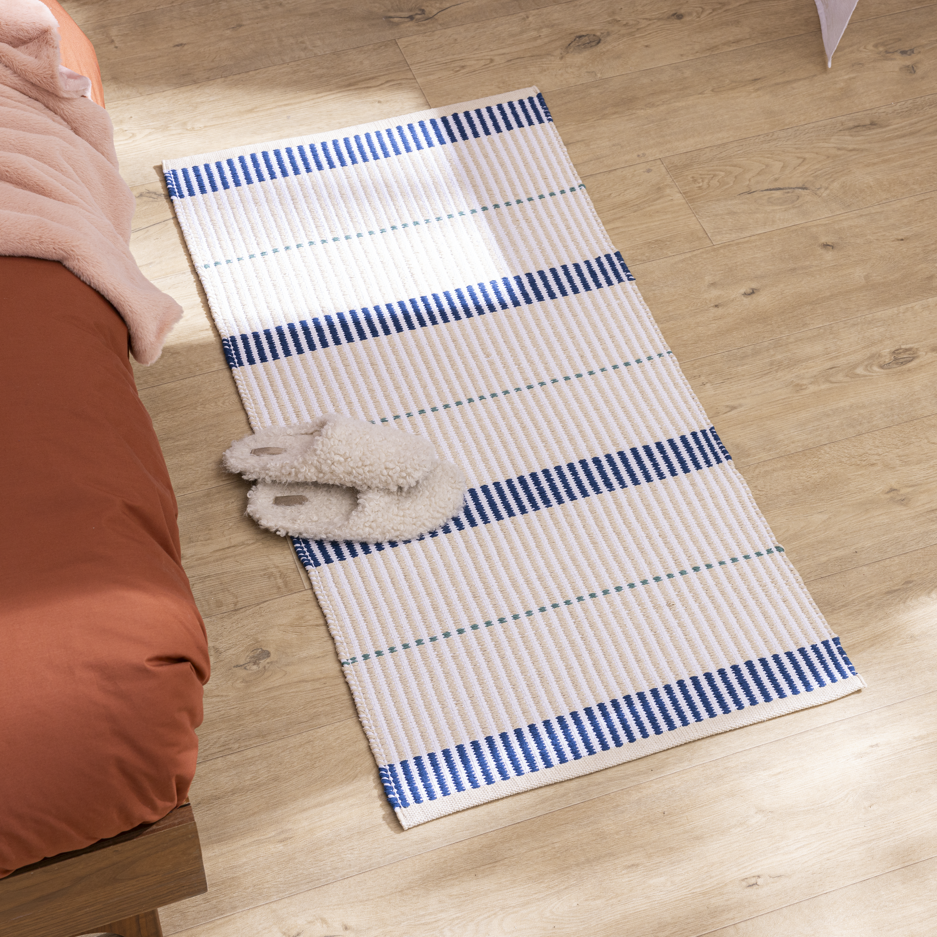 Tapete geométrico Gridea 60x120cm bege Inspire - 3