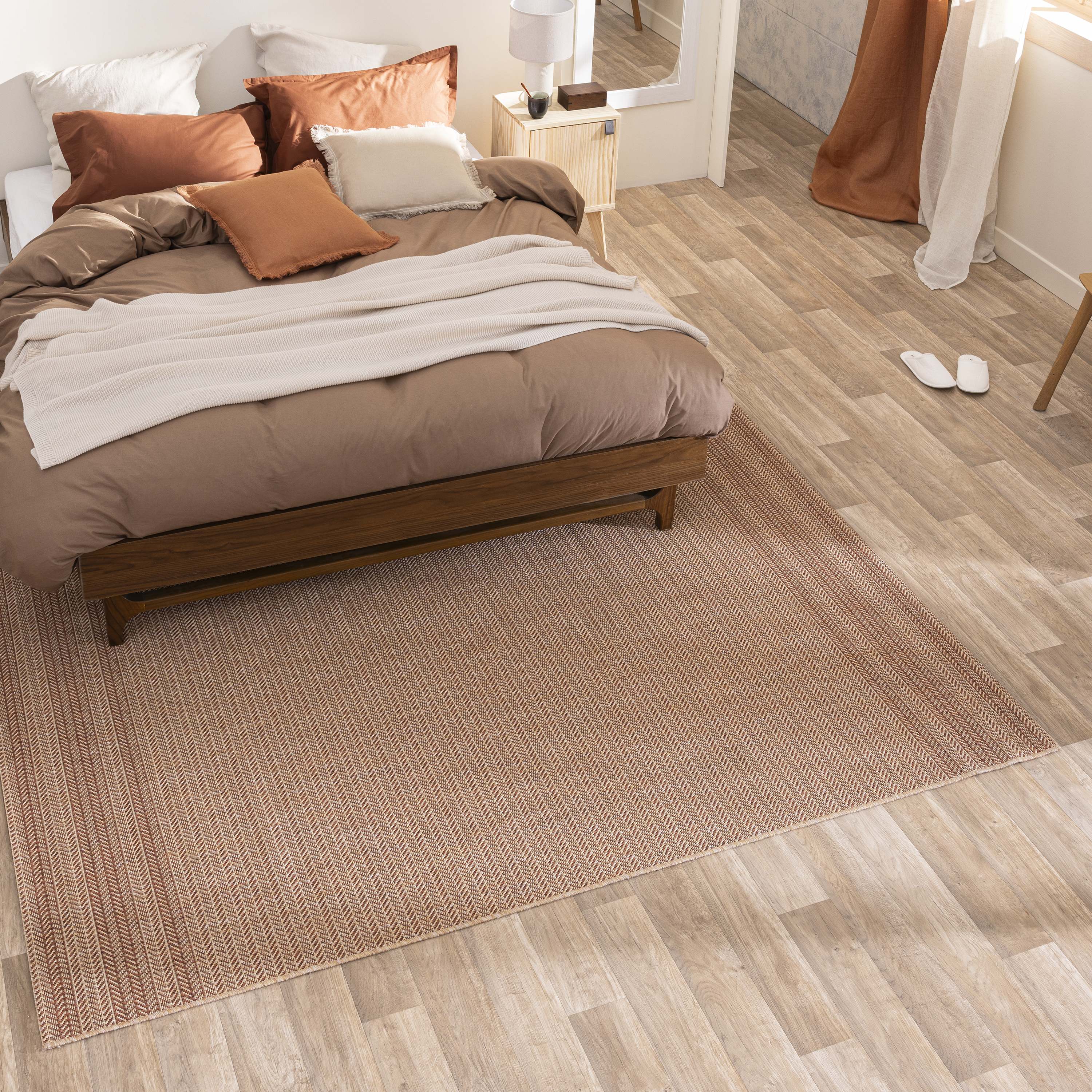 Tapete liso Tinto 120x170cm laranja Inspire - 3