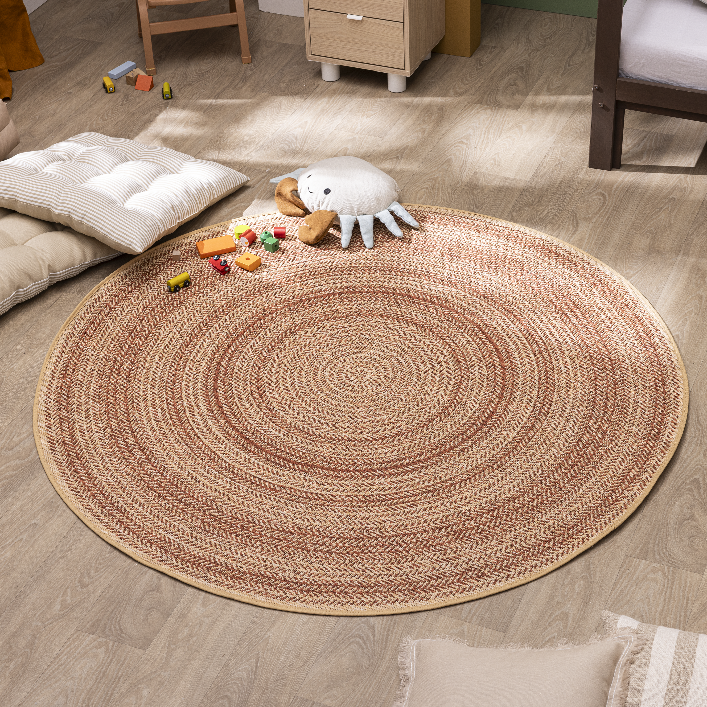 Scendiletto Awa in polipropilene, L 120 x L 120 cm, beige - 5