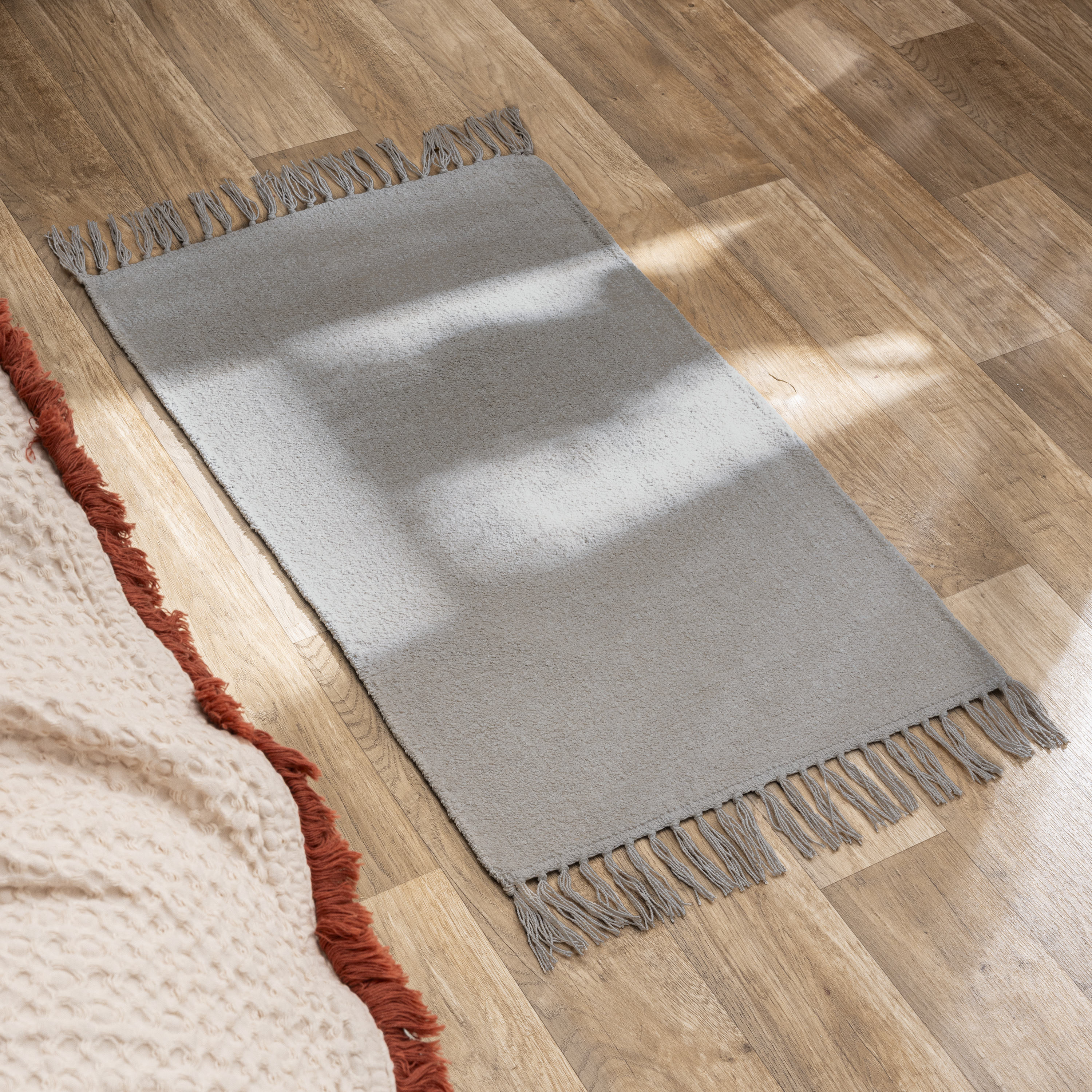 Descente de lit intérieur coton uni Manoa, l.50 x L.80 cm - 3