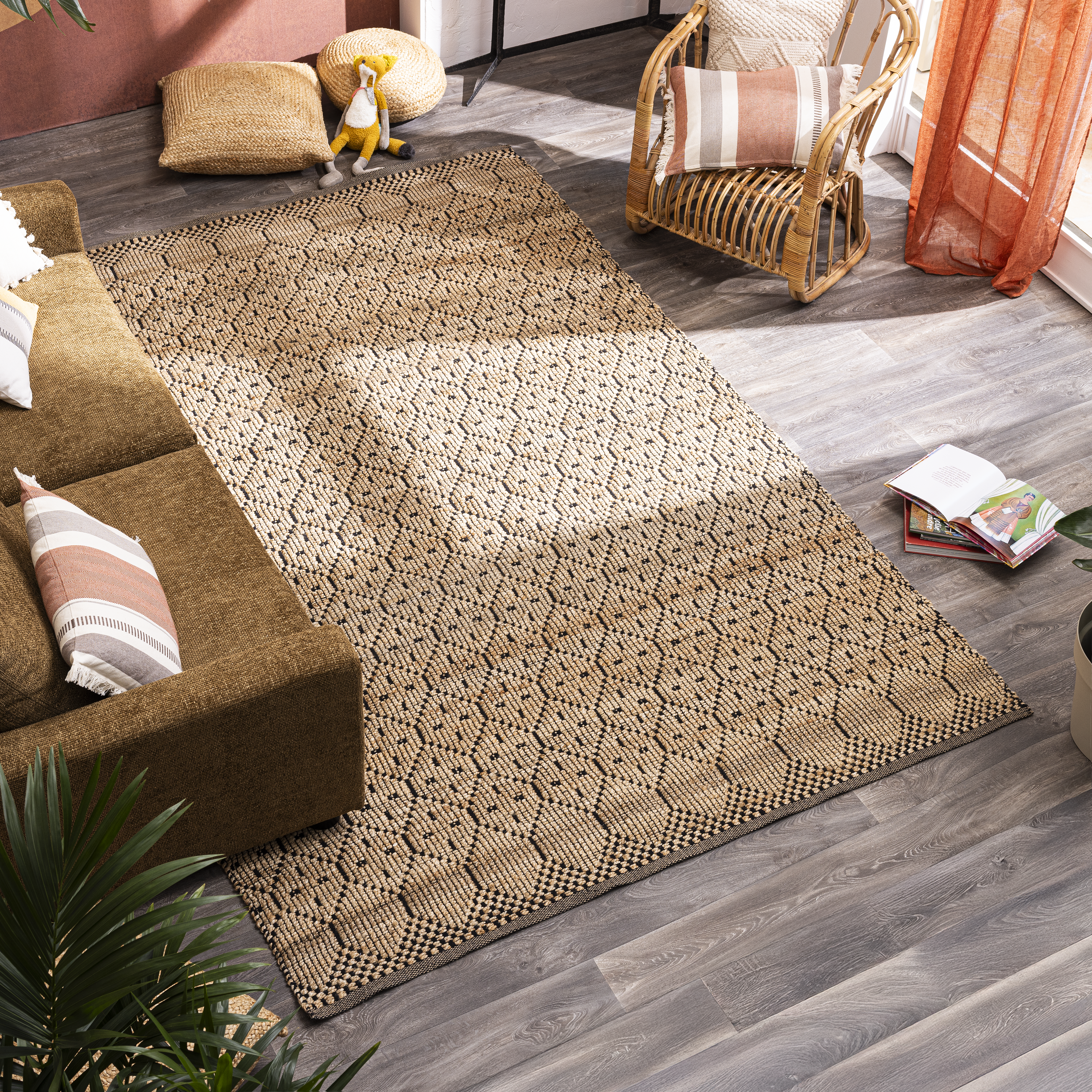 Tapete étnico Balkan 200x290cm bege Inspire - 3