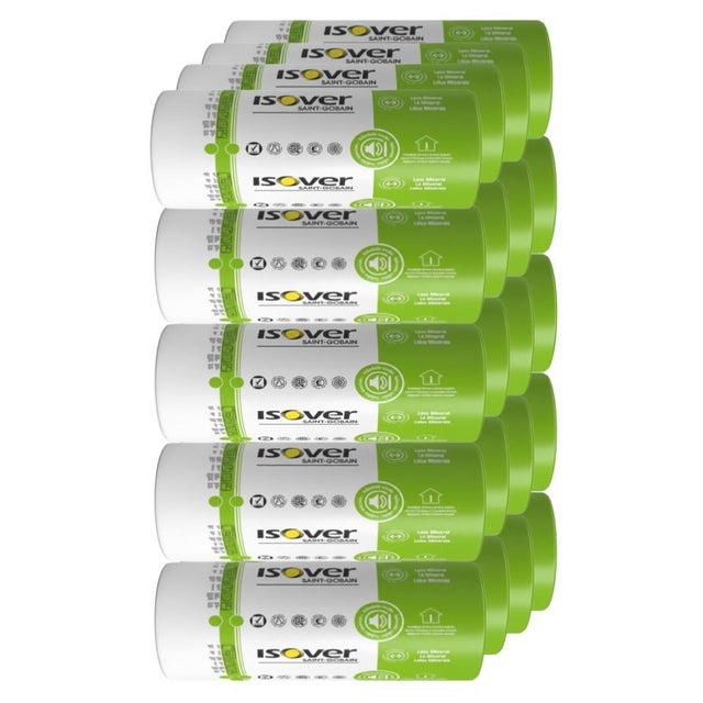 Palé 20 rollos (204m2) DRYWALL 37 Espesor: 60mm 8,5x0,6m R=1,62