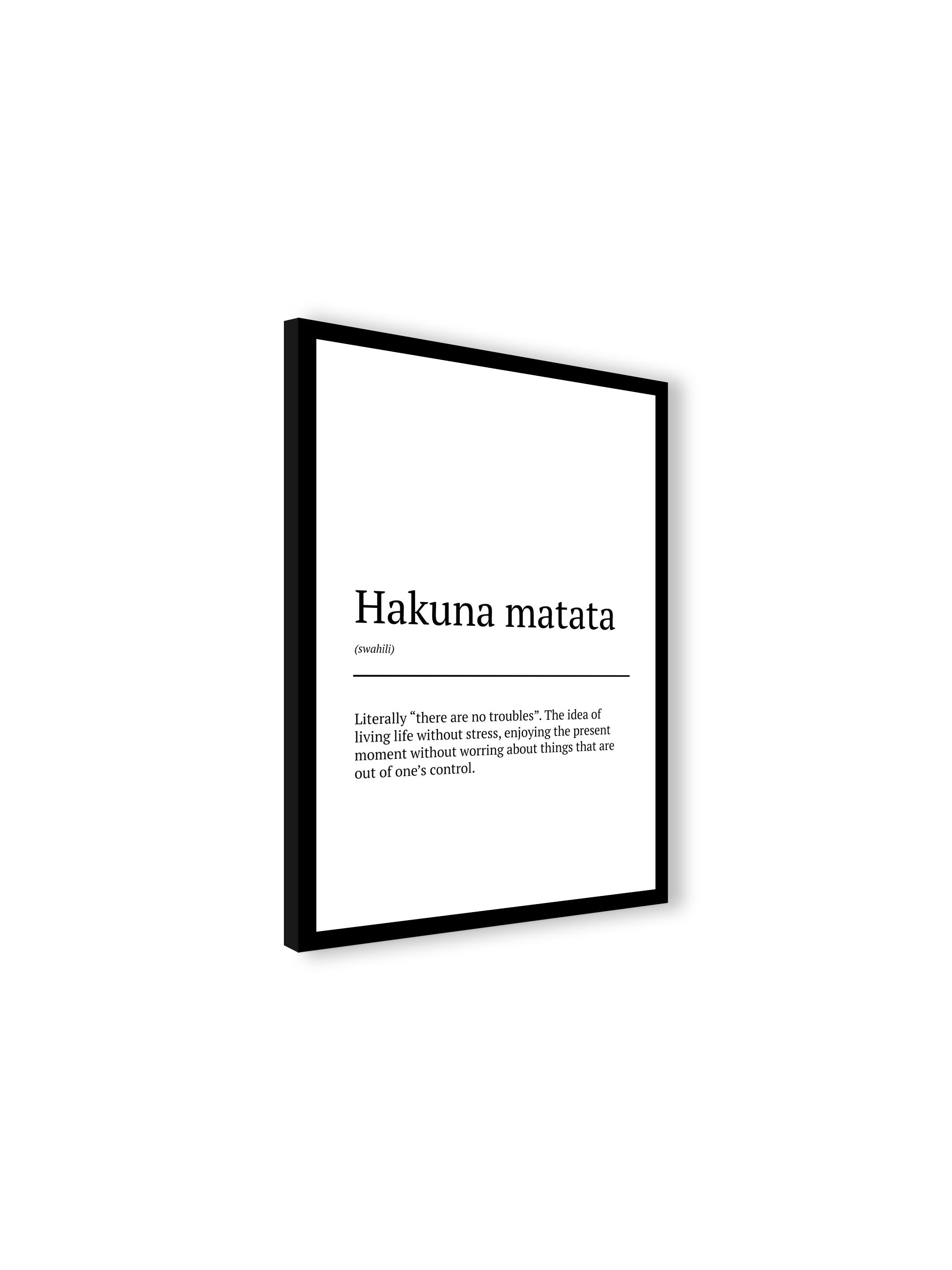 Hakuna Matata Def