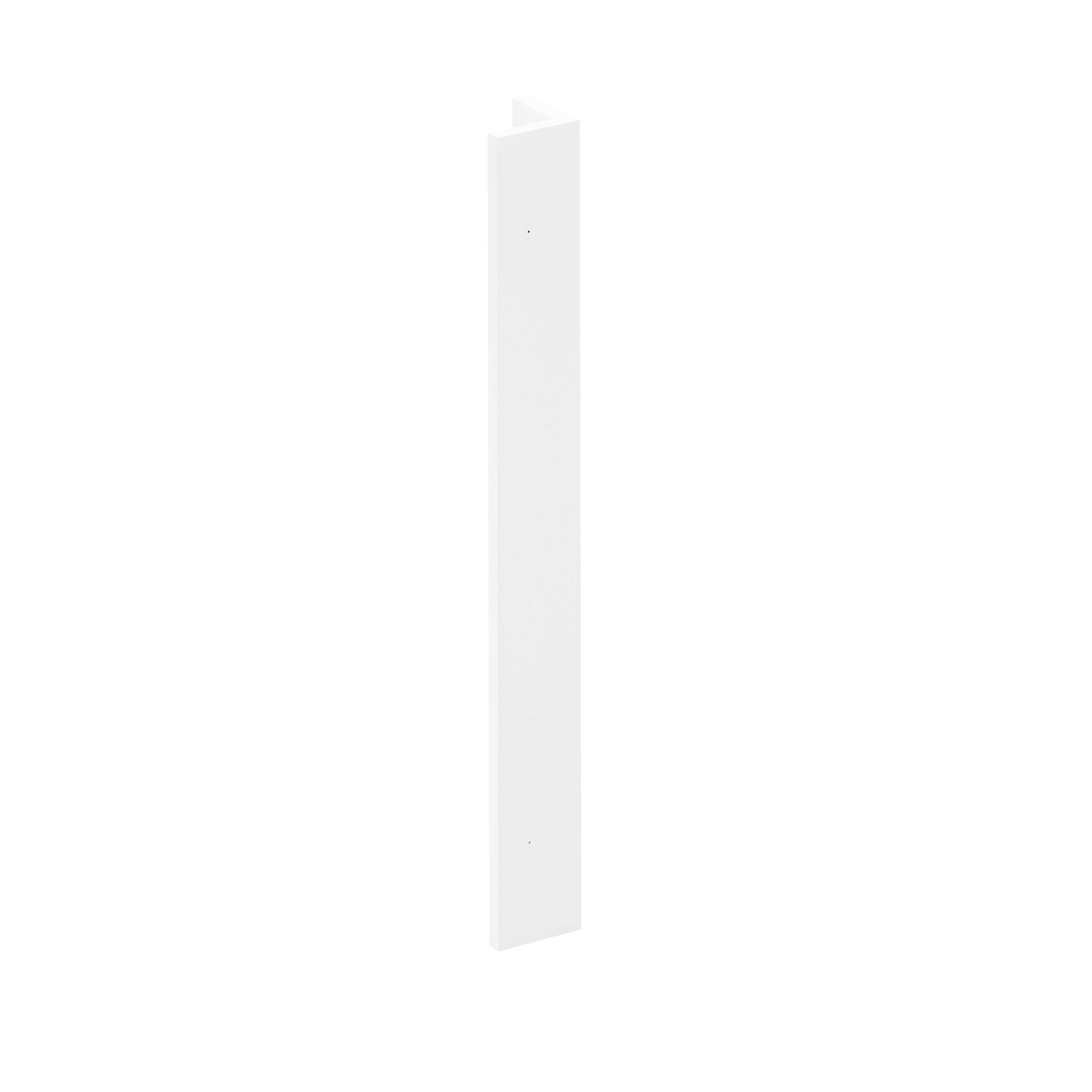 Regleta angular de cocina tokyo blanco mate new h 76.8 - 90 x 90 cm