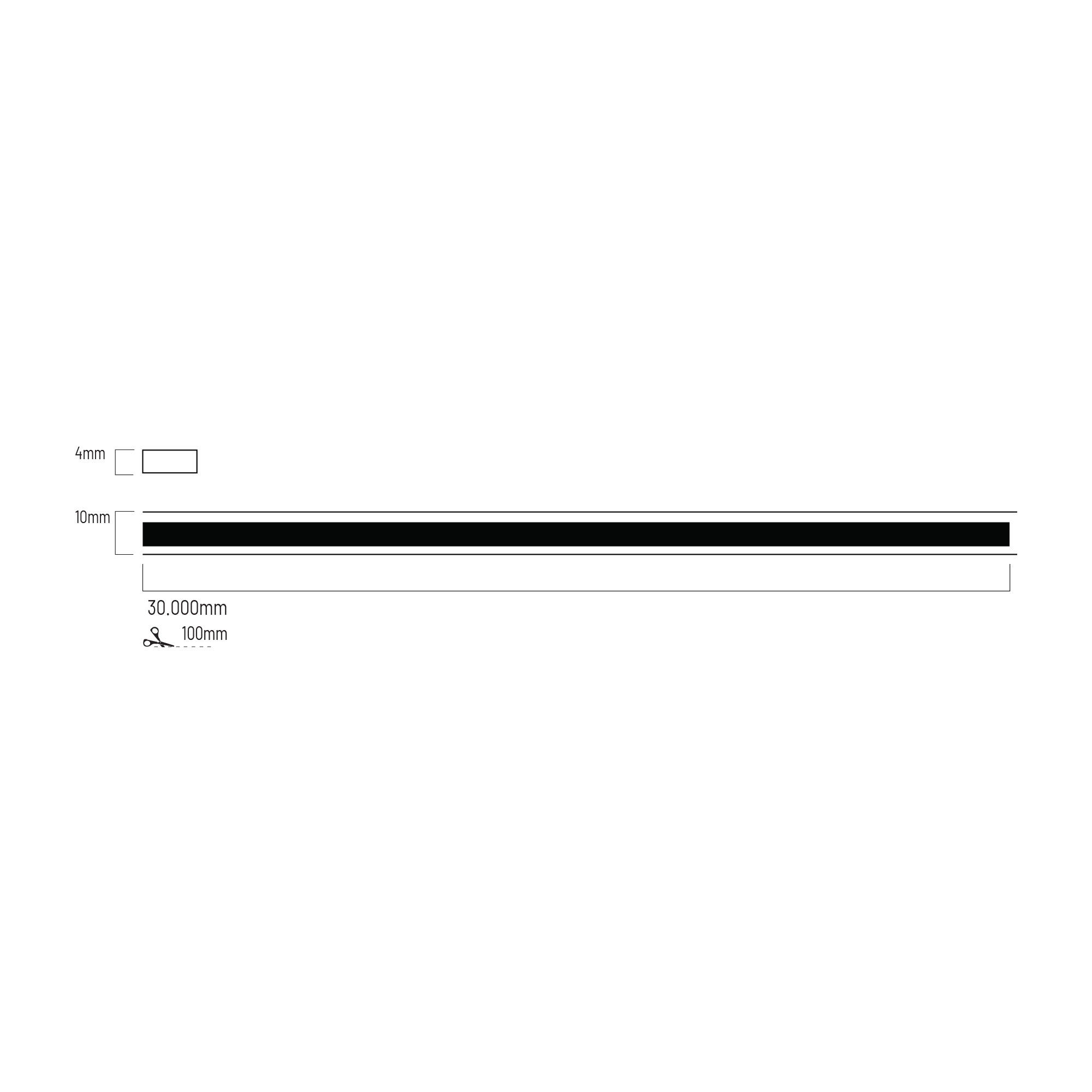 Tira LED 220V COB luz continua (sin cortes) ALVERLAMP IP65 apto para exteriores 1176 lm luz blanco frío 6000K 30 metros corte c/10cm - 5
