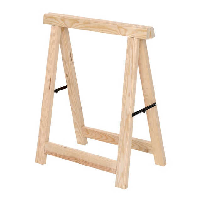 Cavalletto pino Professionale L 73.5 x P 73.5 x H 75.5 cm legno naturale