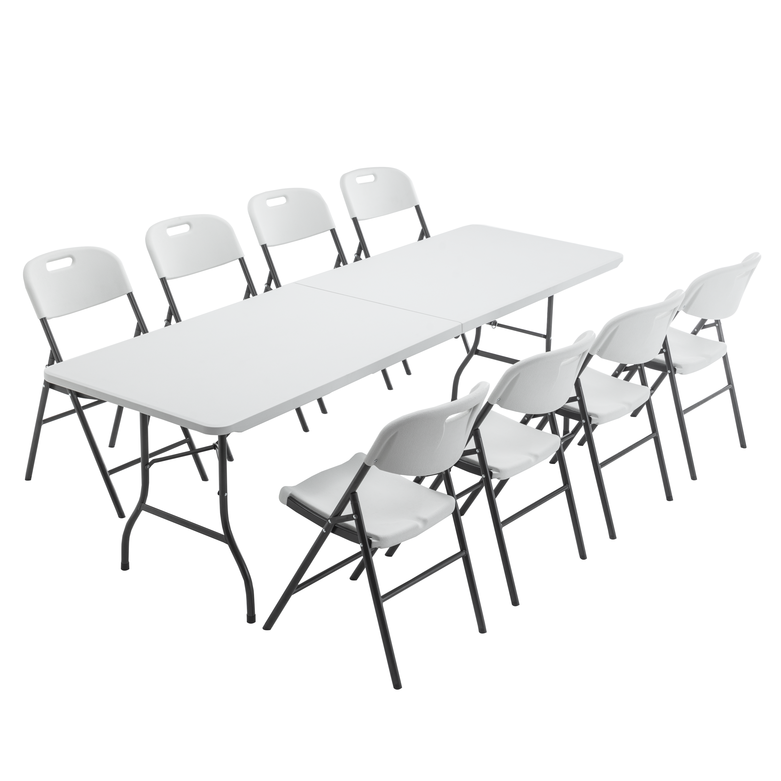 Mesa catering rectangular dobrável 244x75x74 cm Folo - 10