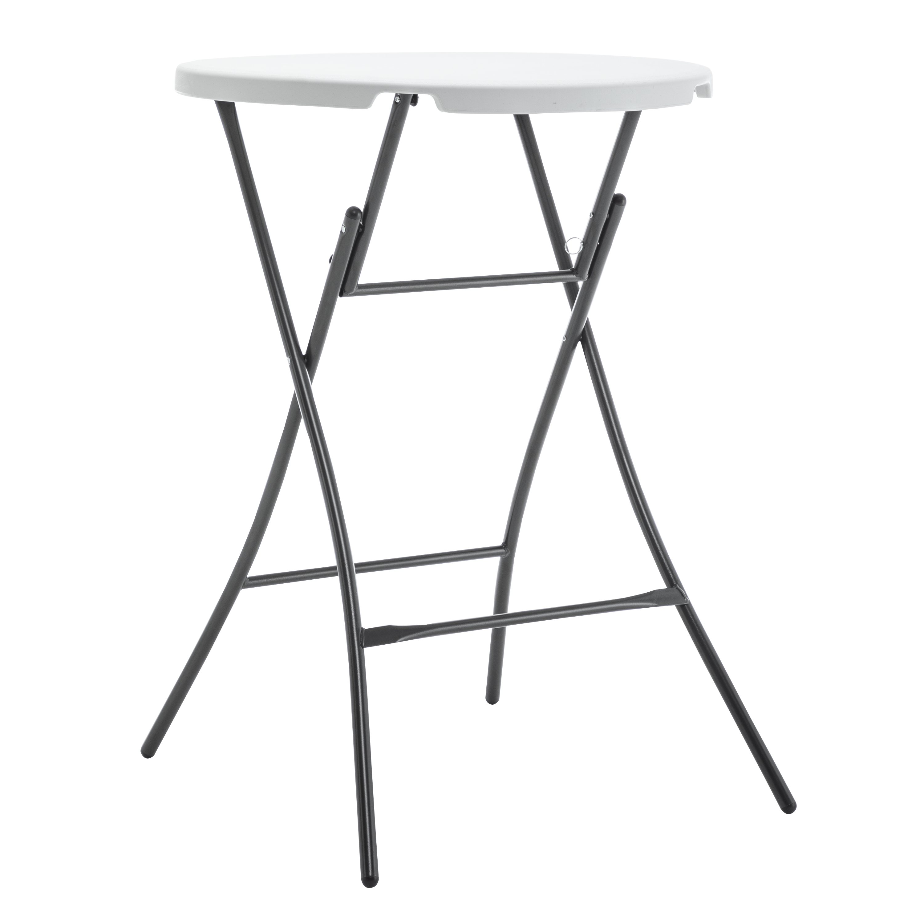 Mange-debout de jardin Folo rond blanc, 4 personnes - 4