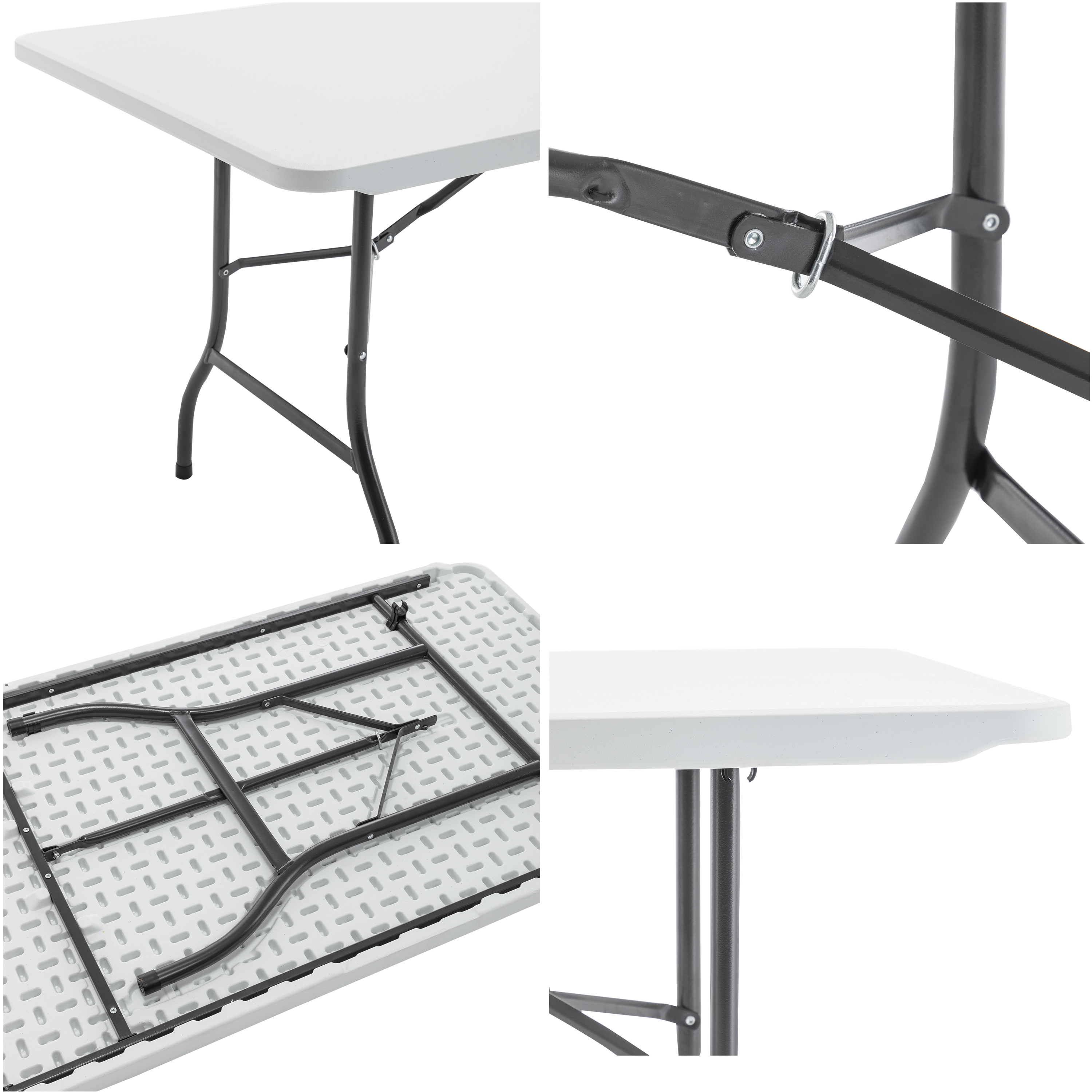 Mesa catering rectangular dobrável 244x75x74 cm Folo - 3