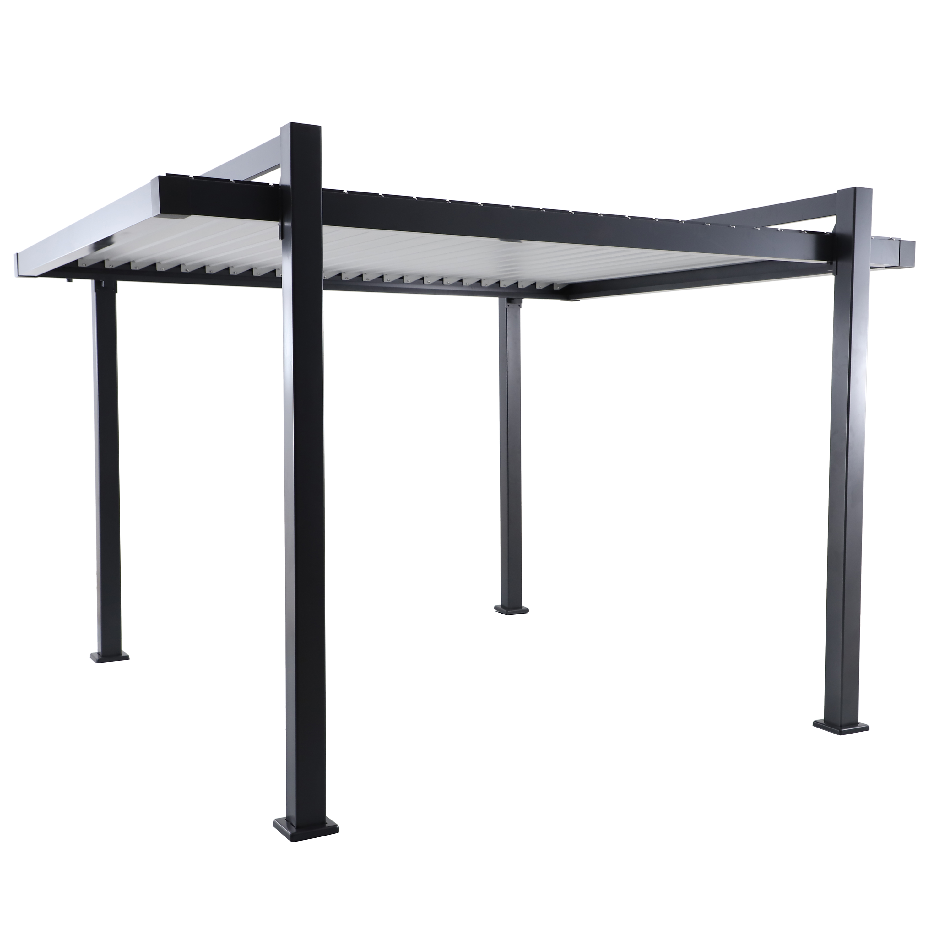 Pergola bioclimatica 320x358 cm in alluminio, antracite - Clima Odyssea NATERIAL - 5