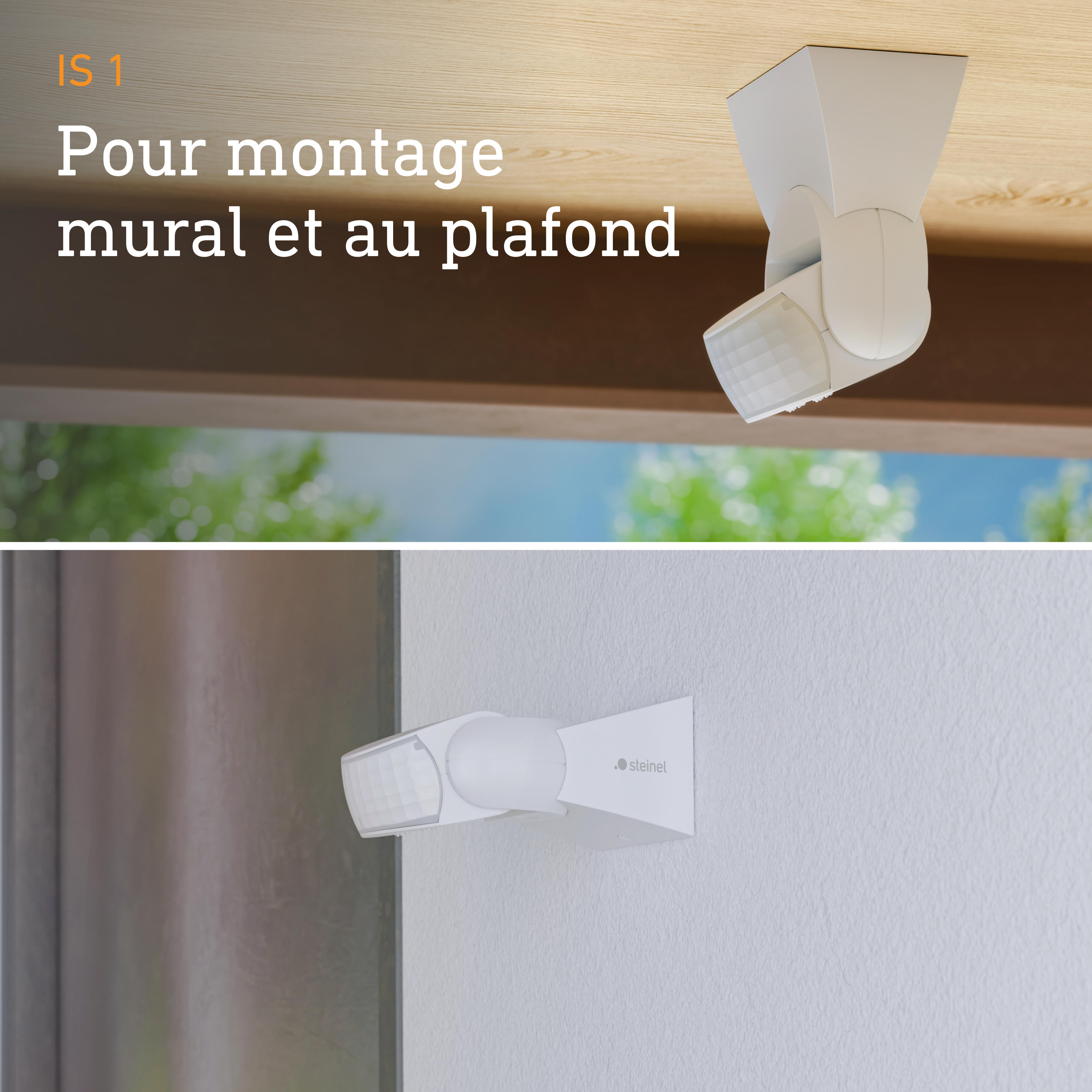 N/a détecteur de mouvement int/ext pour éclairage, STEINEL blanc - 9
