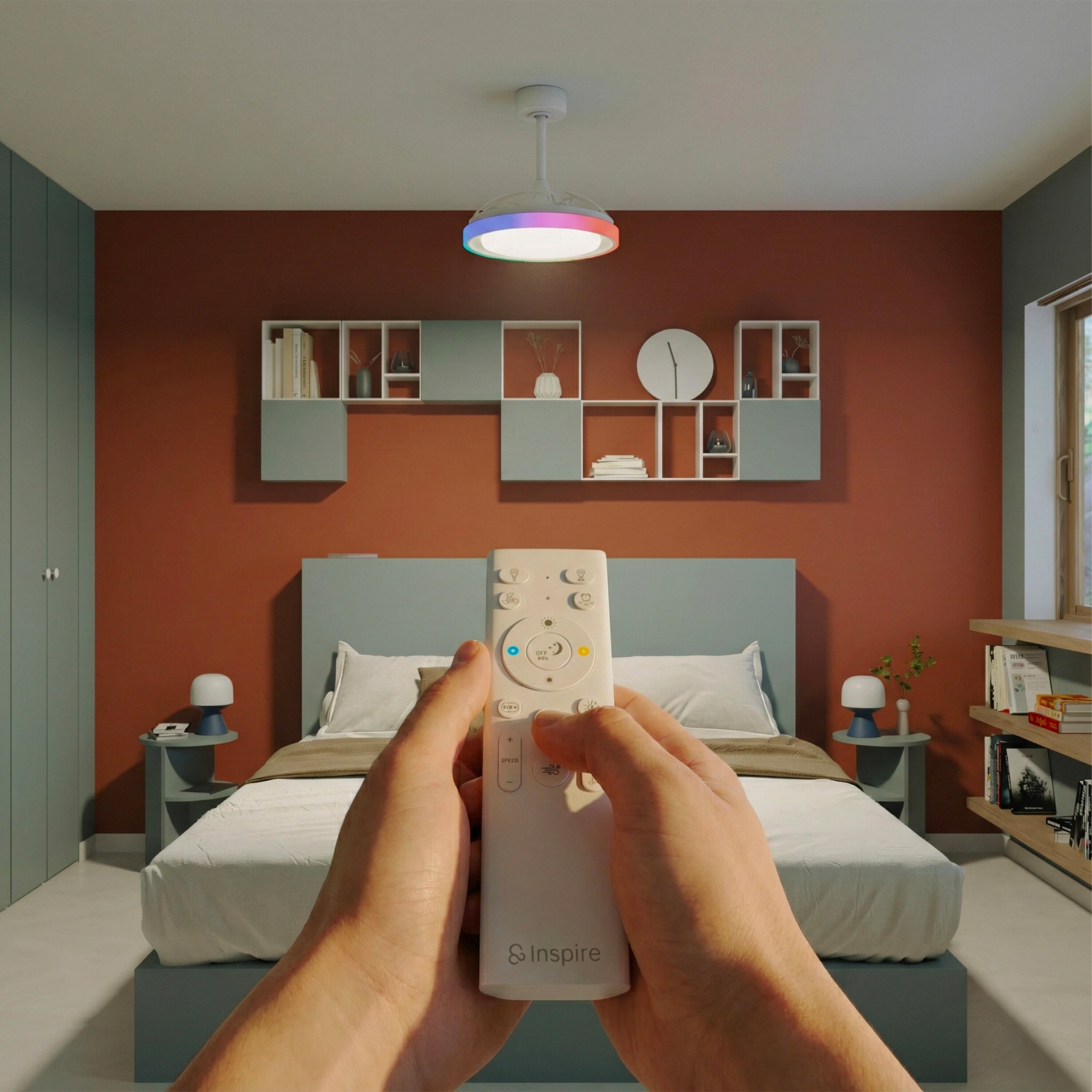 ventilateur plafond rgb - 1