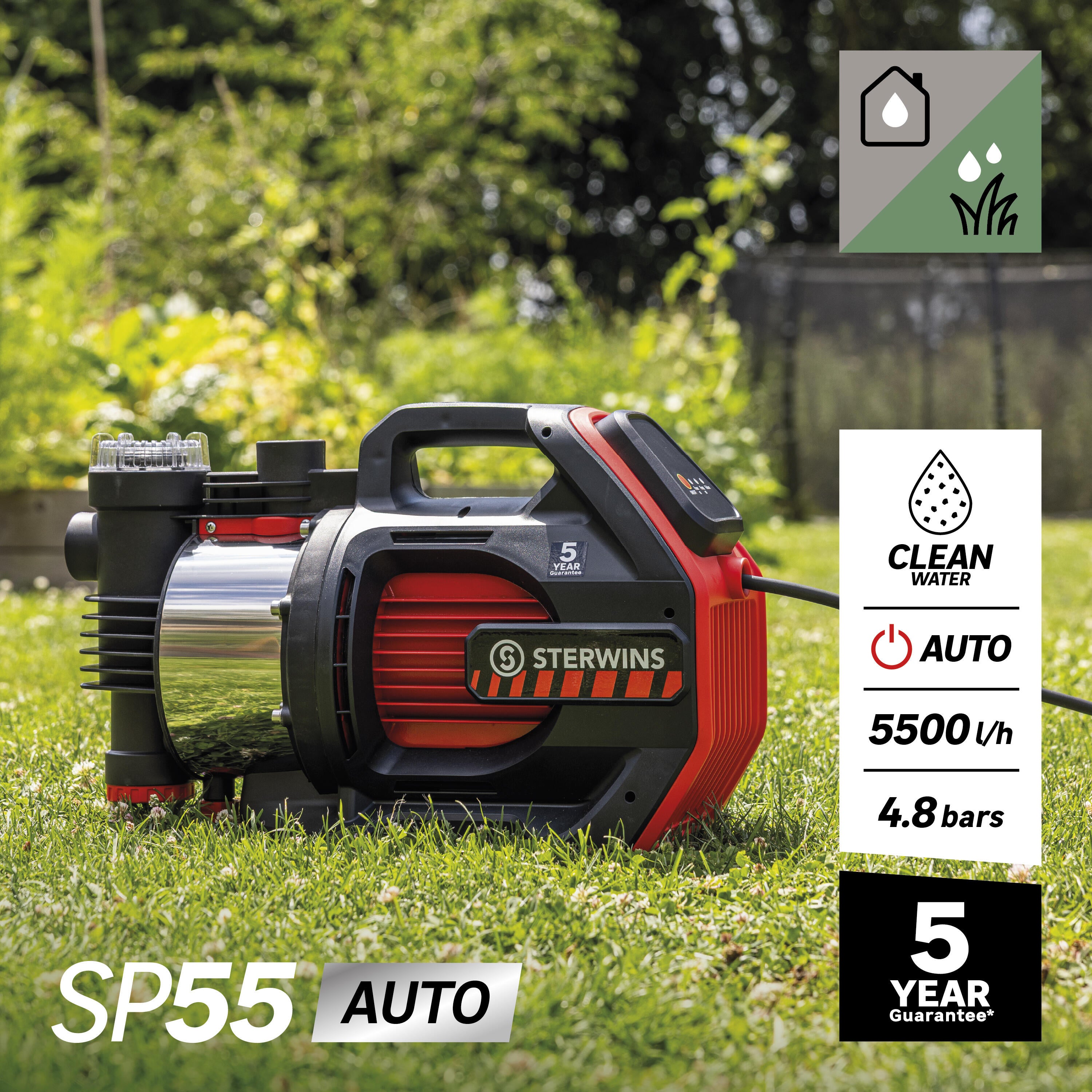 Pompe de surface STERWINS 5500 l/h - 2