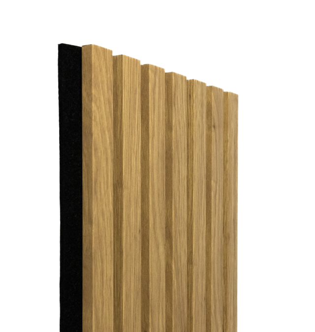 Panele ścienne 3D lamele na filcu 270x30 cm Dąb Saragossa 7 lameli