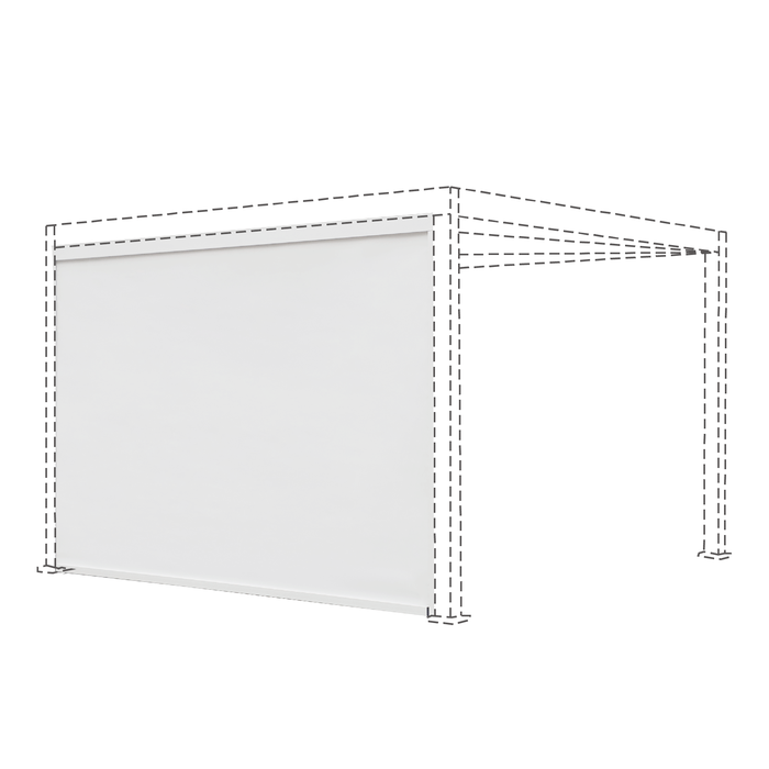 naterial pergola store blanc