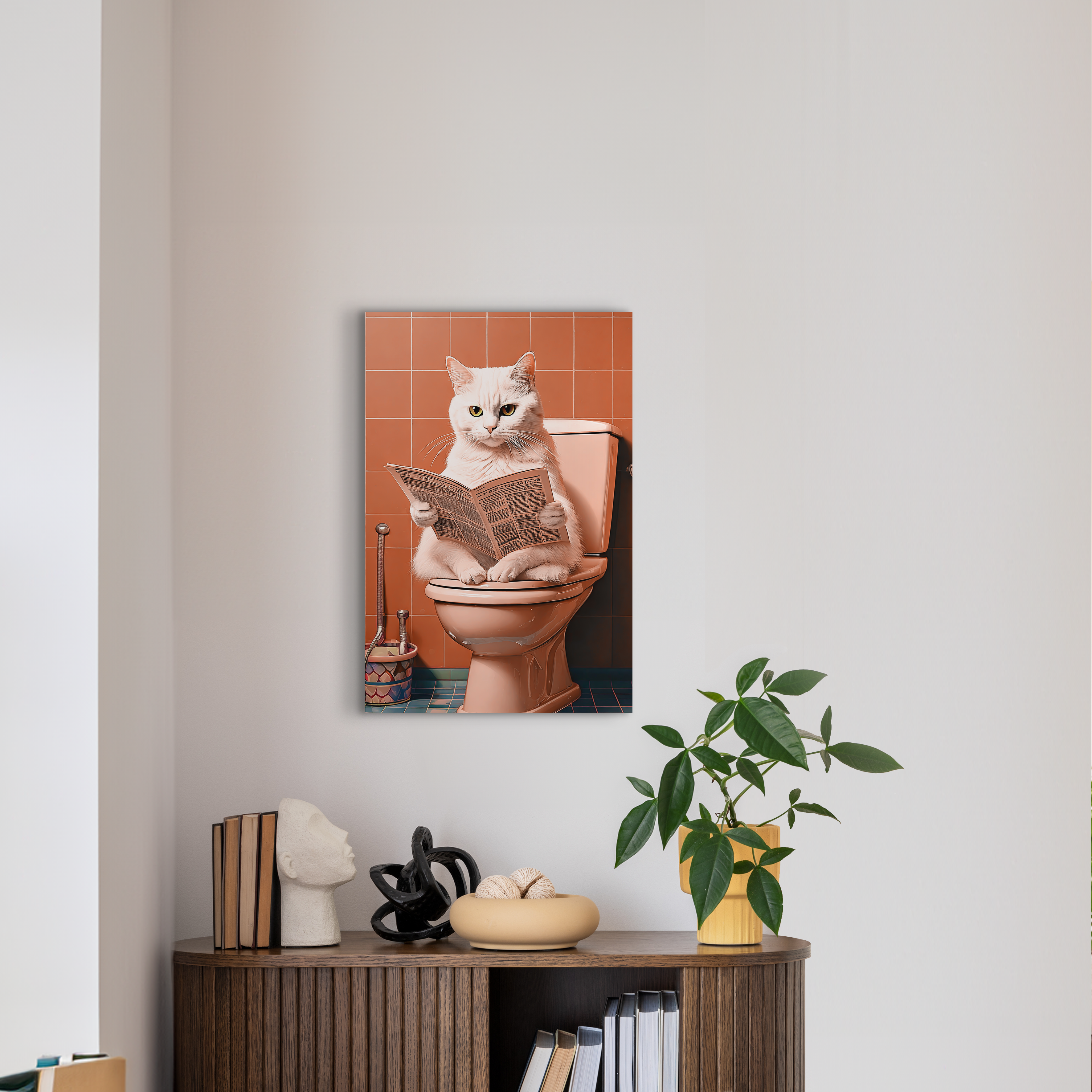 Toile Chatoile cultive, multicouleur CEANOTHE l.44.5 x H.65 cm - 2