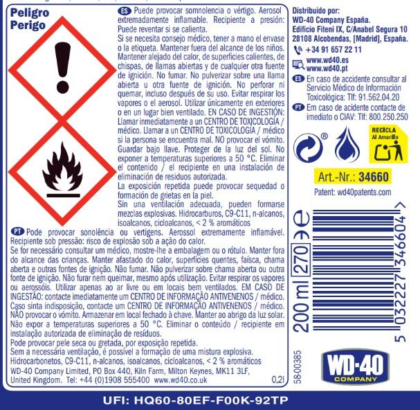 Lubrificante dupla ação 200ml Wd-40 - 5