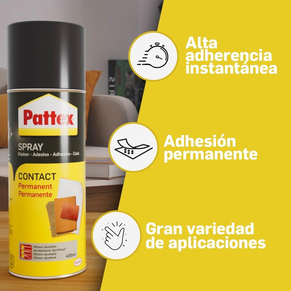Cola de contacto Pattex 400 ml amarillo, para papel, resiste al calor. Para unir materiales. - 9