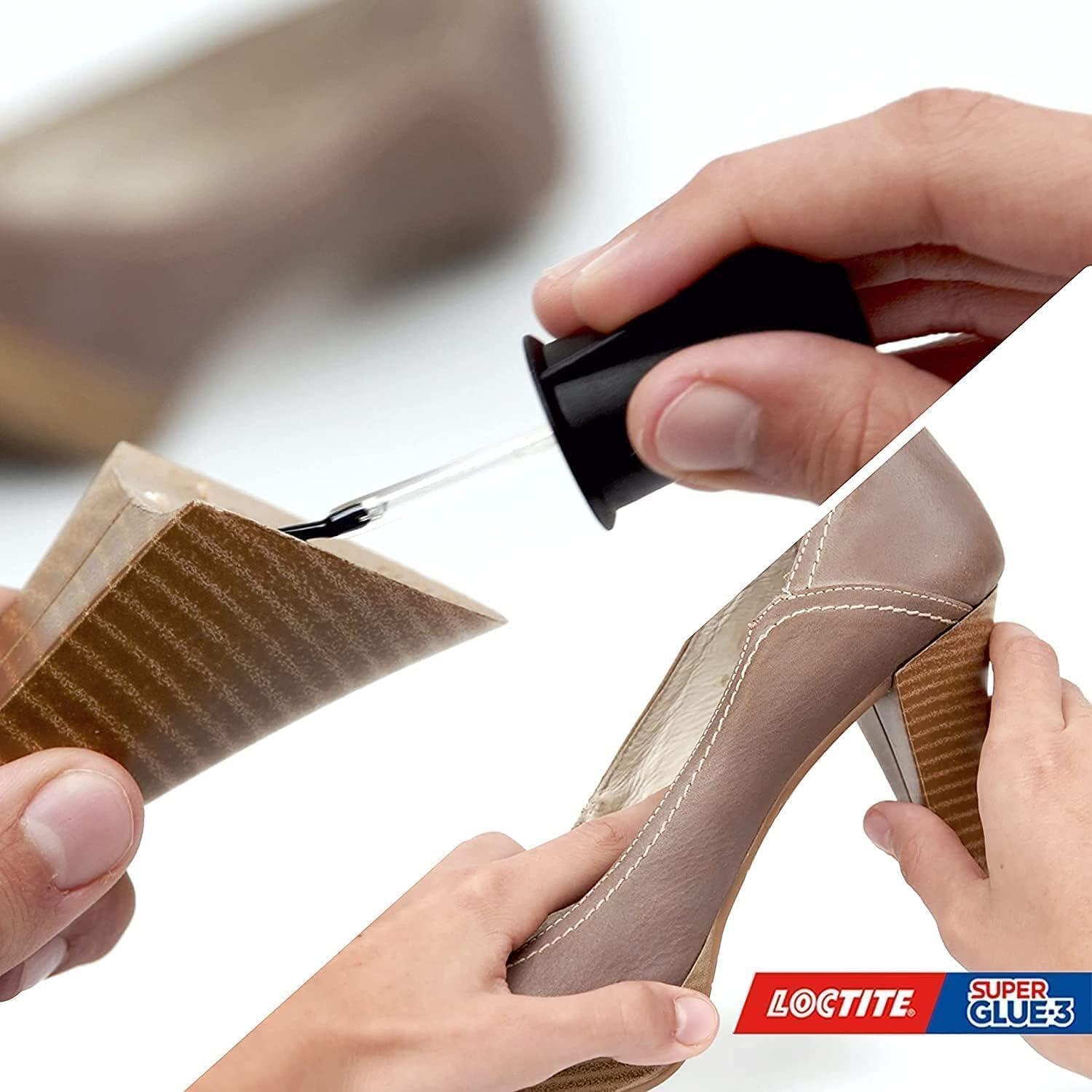 Pegamento instantáneo Super Glue-3 Loctite 5 gr con pincel transparente para metal, cuero, madera, cerámica, plástico, cartón, impermeable, resistente a las intemperies, resistencia de vibración, se puede pintar. Para unir materiales. - 3