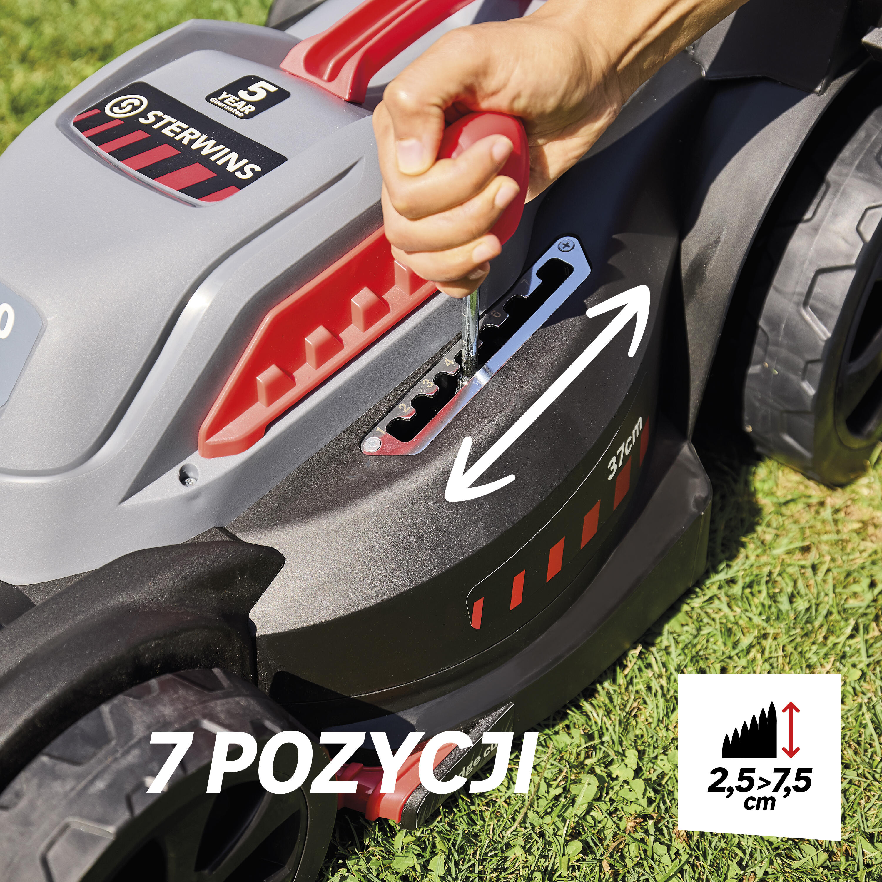 Kosiarka elektryczna EM N37 1600 W STERWINS - 2
