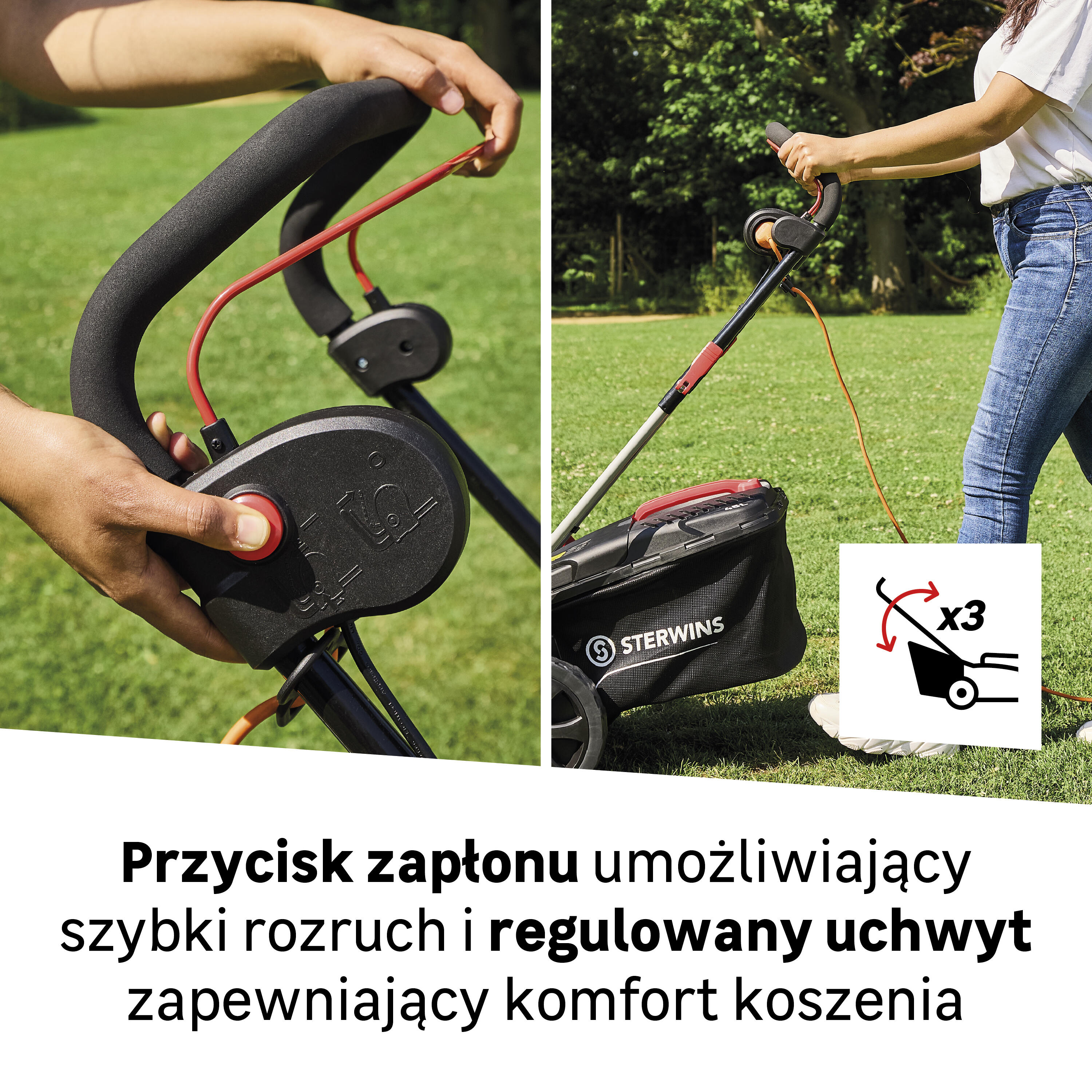 Kosiarka elektryczna EM N37 1600 W STERWINS - 3