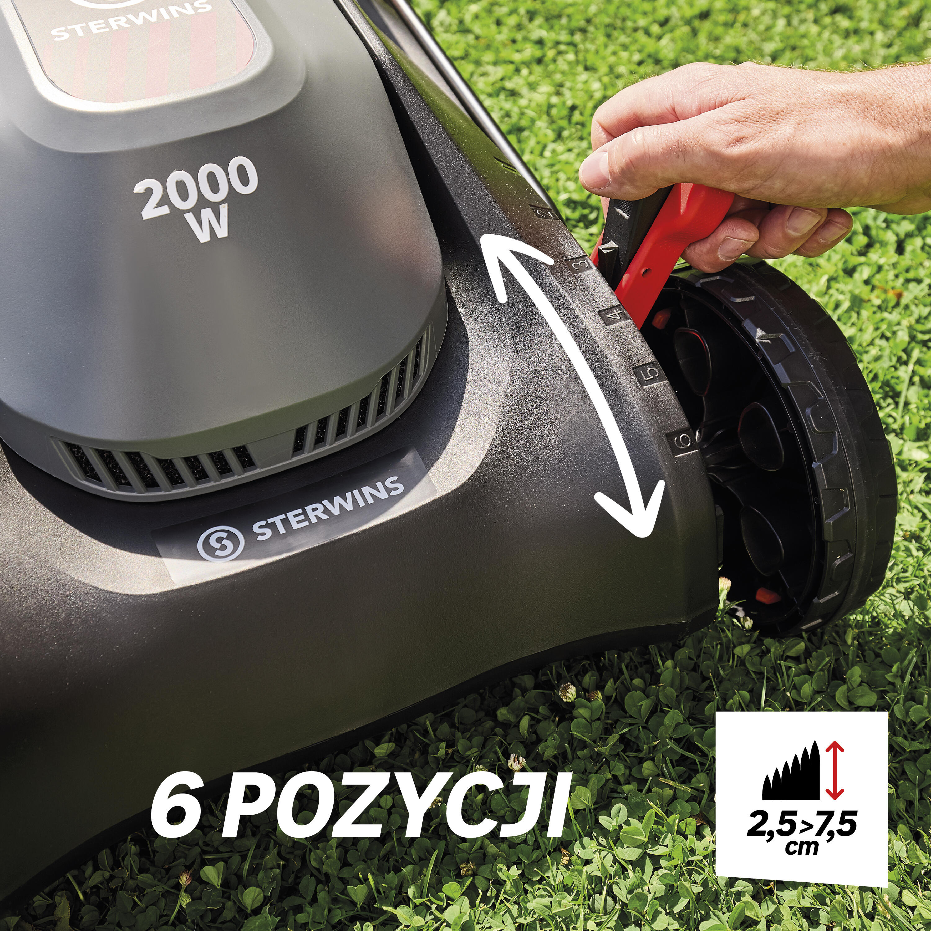 Kosiarka elektryczna ELM-43.1 2000 W 43 cm Sterwins - 2