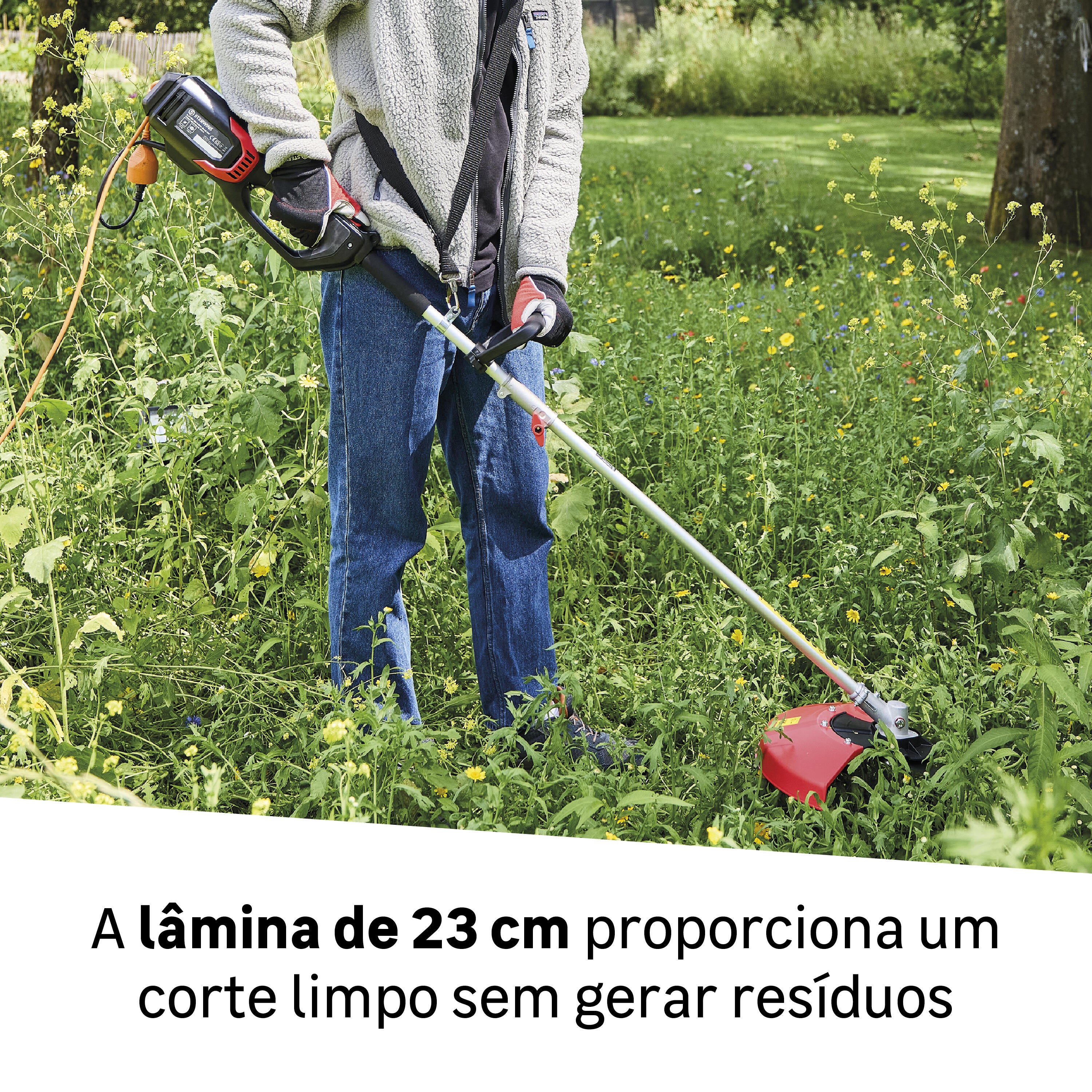 Roçadora 1200 W 23 cm V2 Sterwins - 5