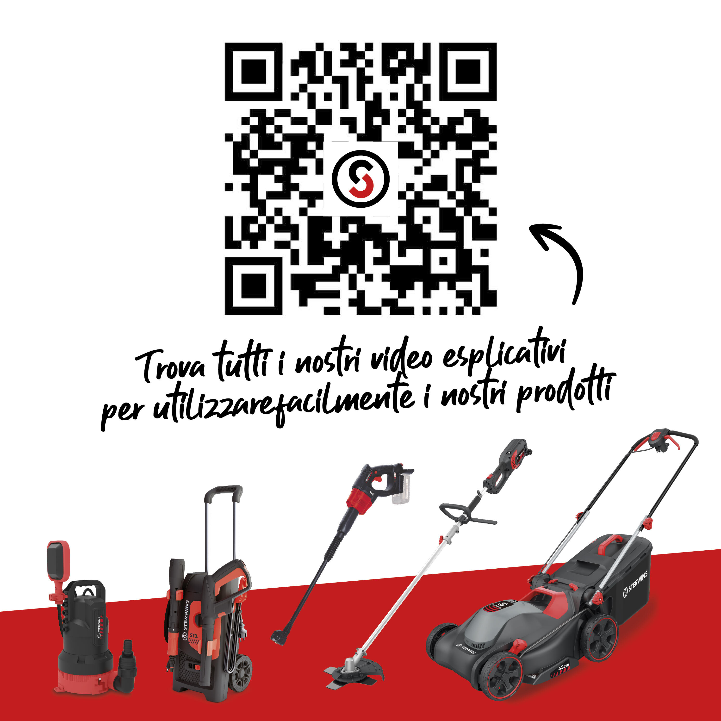 Tagliaerba elettrico velocità non regolabile (trainato a comando) STERWINS ELM1-33P4 1400 W L 33 cm - 12