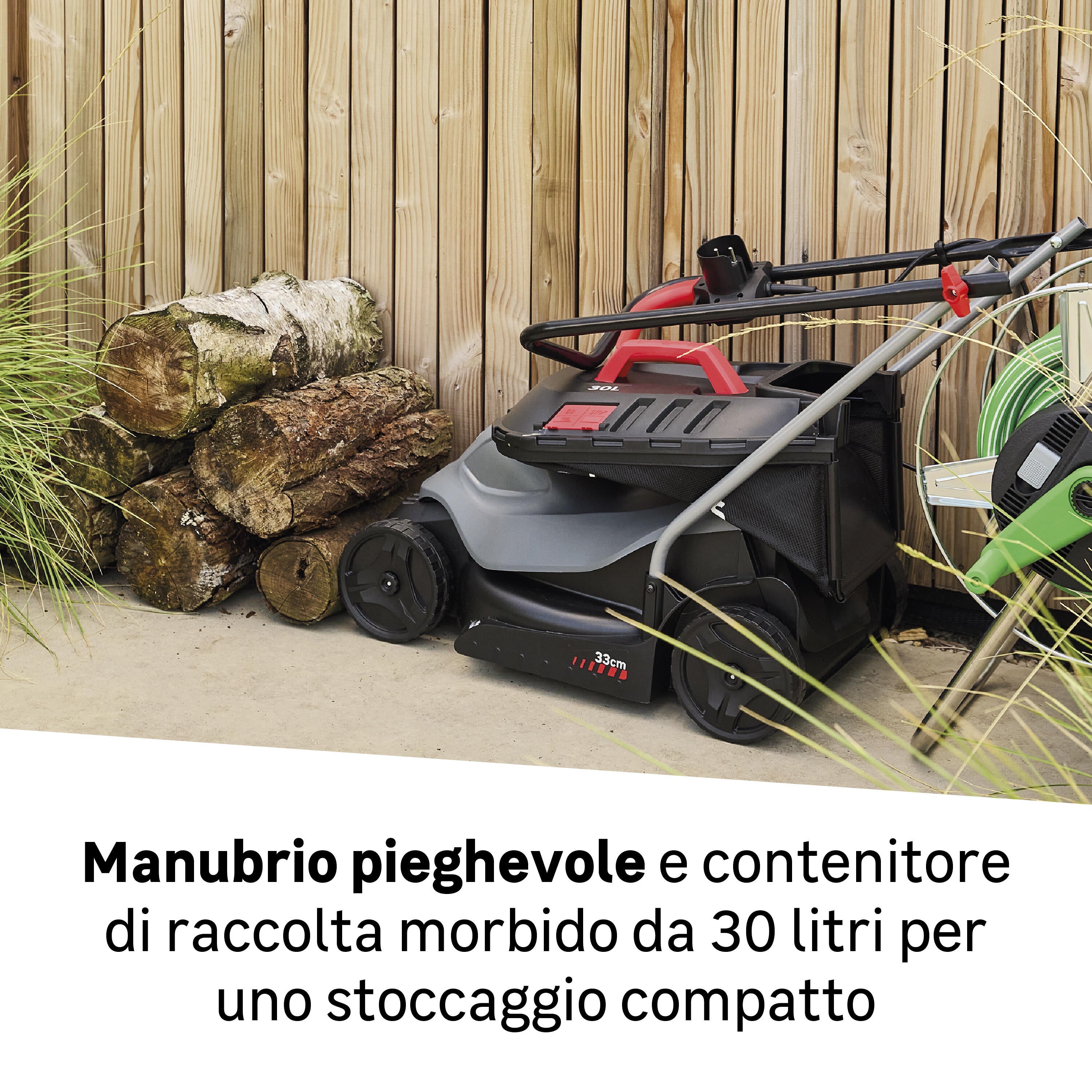 Tagliaerba elettrico velocità non regolabile (trainato a comando) STERWINS ELM1-33P4 1400 W L 33 cm - 5