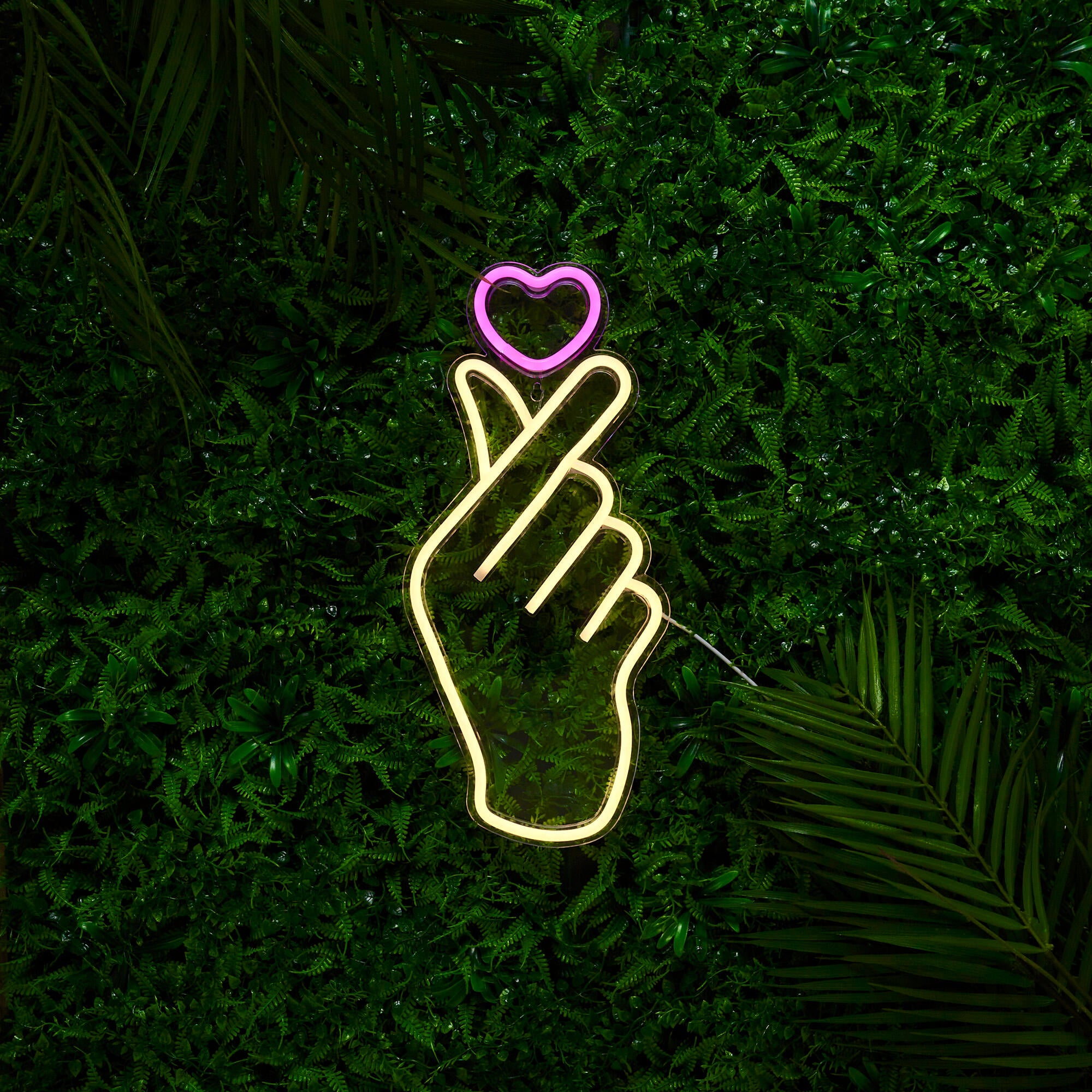 Aplique de pared led corazón the home deco factory ip20