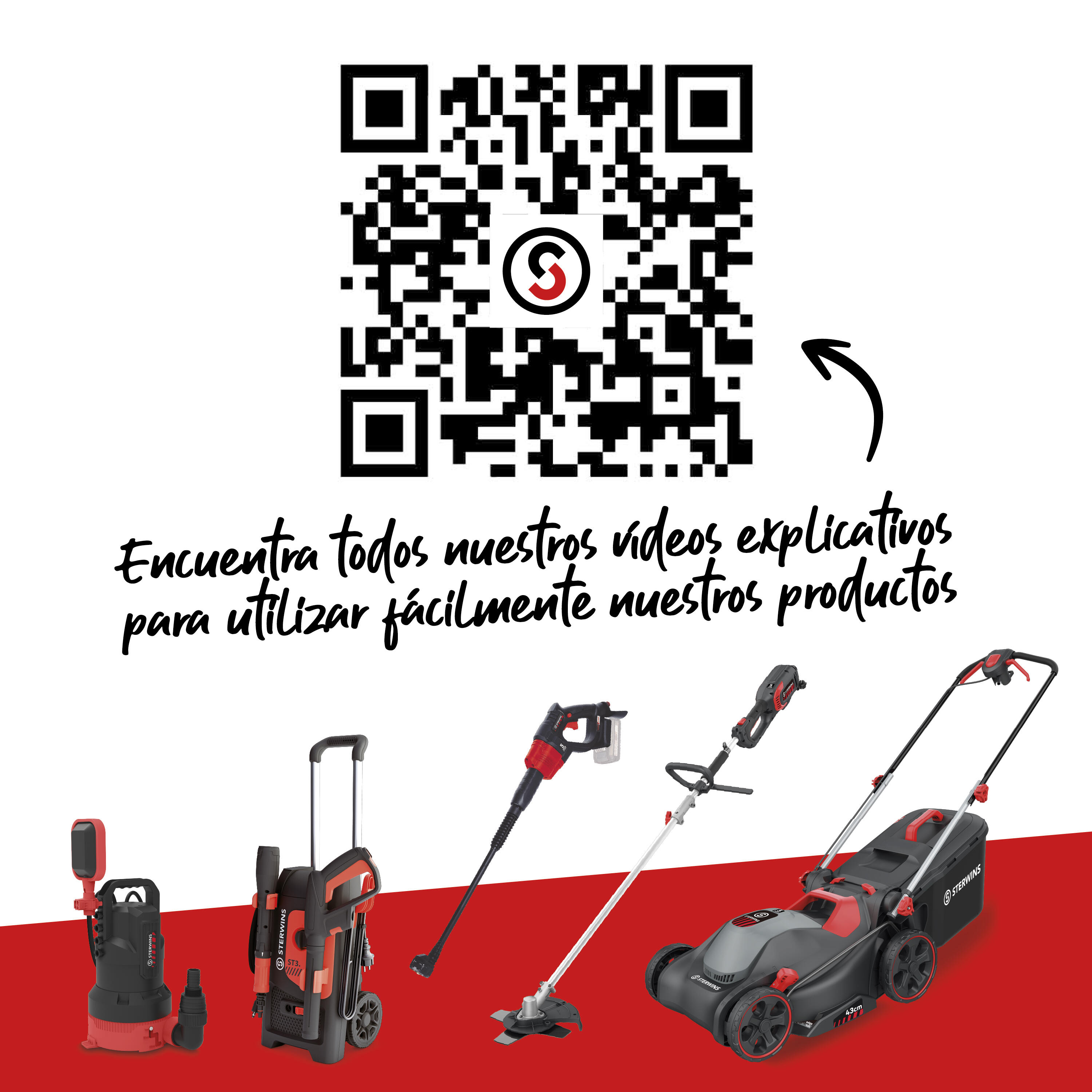 Bomba de superficie manual de 400w y caudal máximo 2.6 l/h - 2