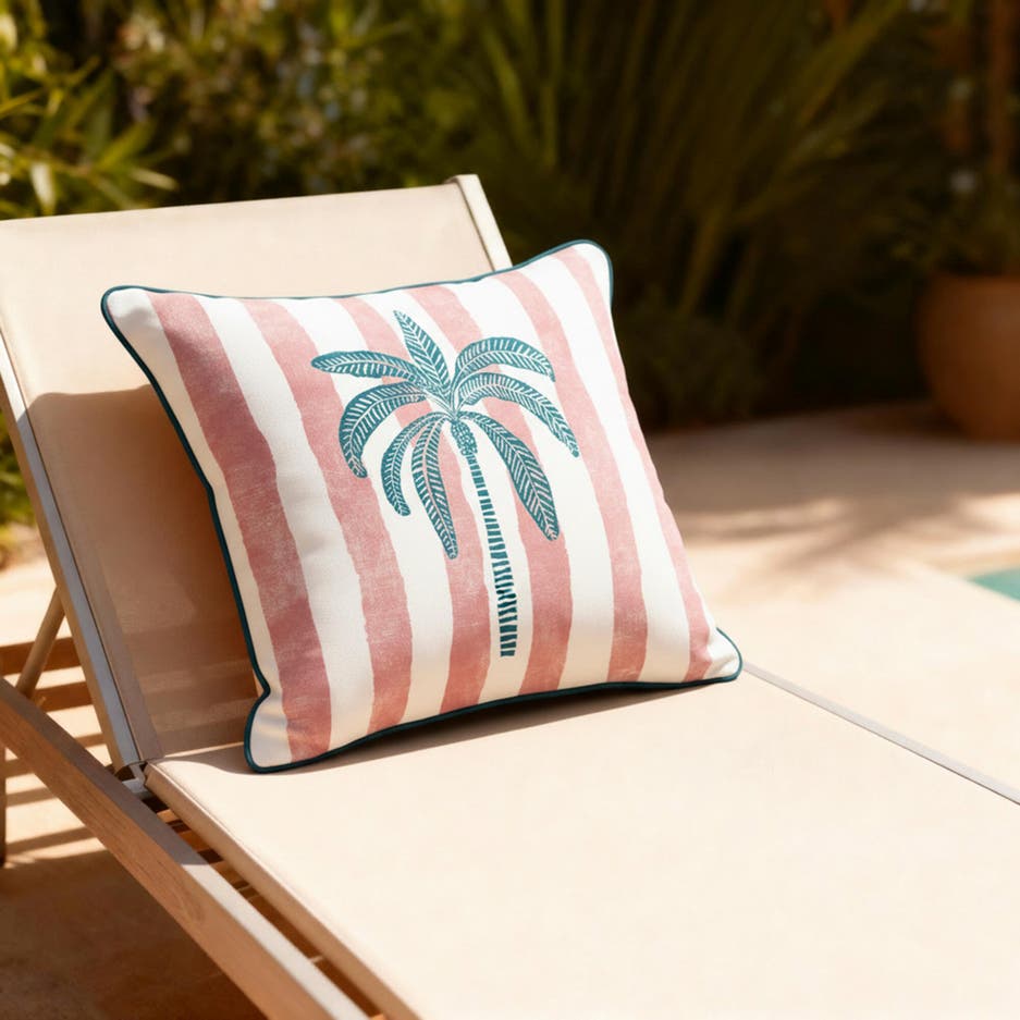 Terraza chill out con cojines