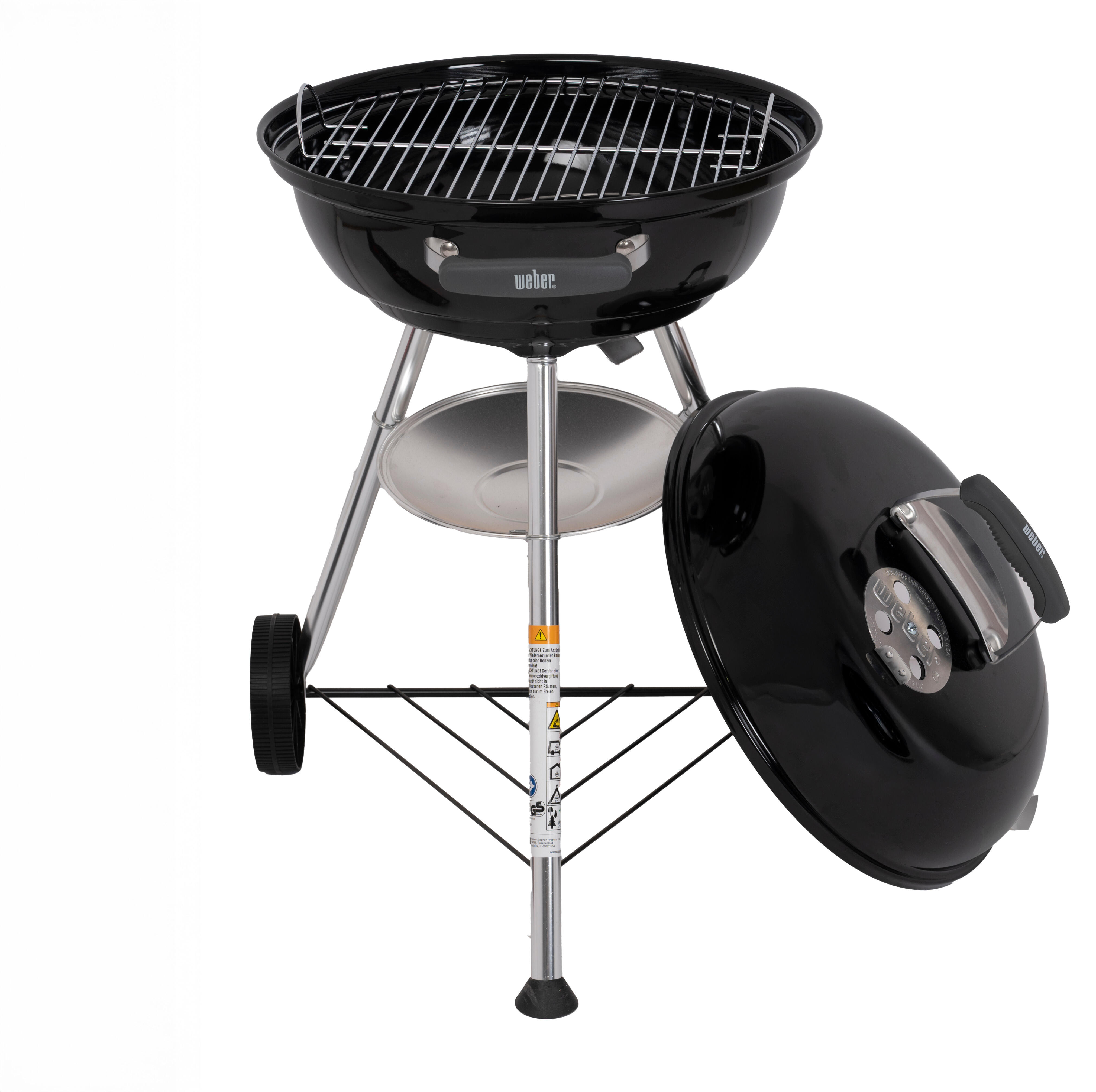 Barbecue a carvão Weber Compact Kettle ⌀47 cm + briquetes carvão 3 kg - 13