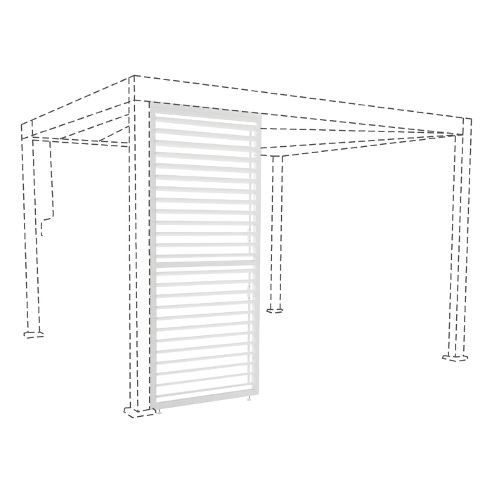 lames panneau pergola naterial