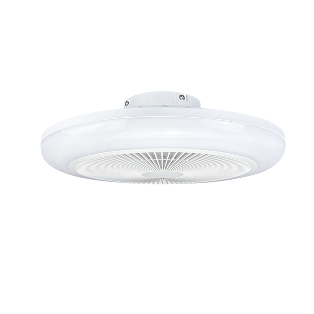 Lampowentylator Patna LED z pilotem 2300 lm 17W RGBIC biały 48 cm Inspire