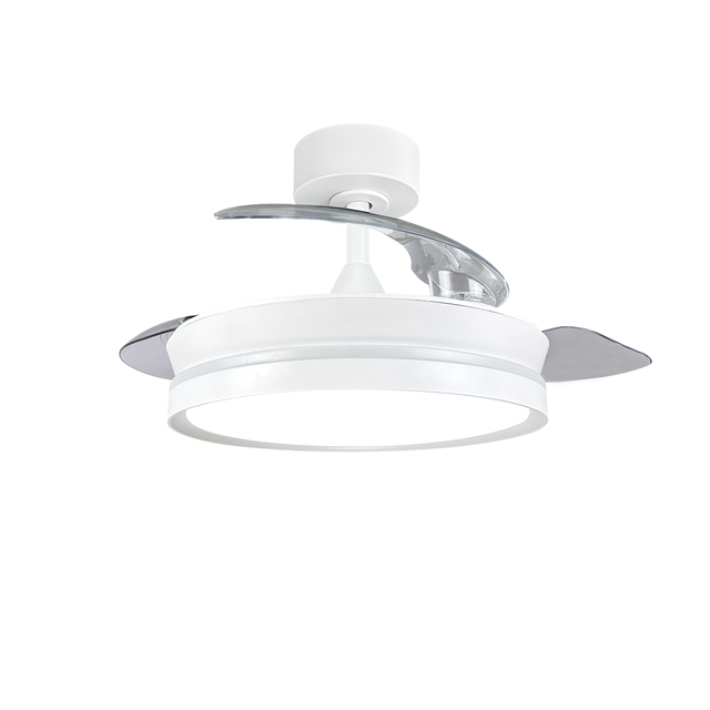 Ventilateur de plafond LED silencieux, Ipora S, 91 cm, blanc