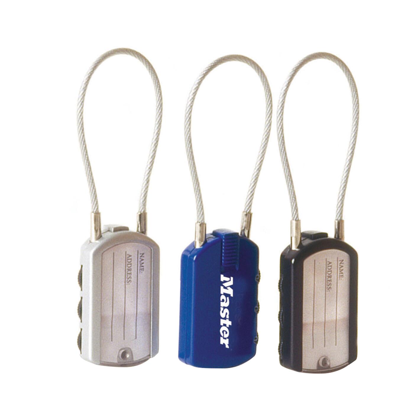 Lucchetto con codice MASTER LOCK in zama ansa H 65 x L 20 x Ø 2 mm - 2