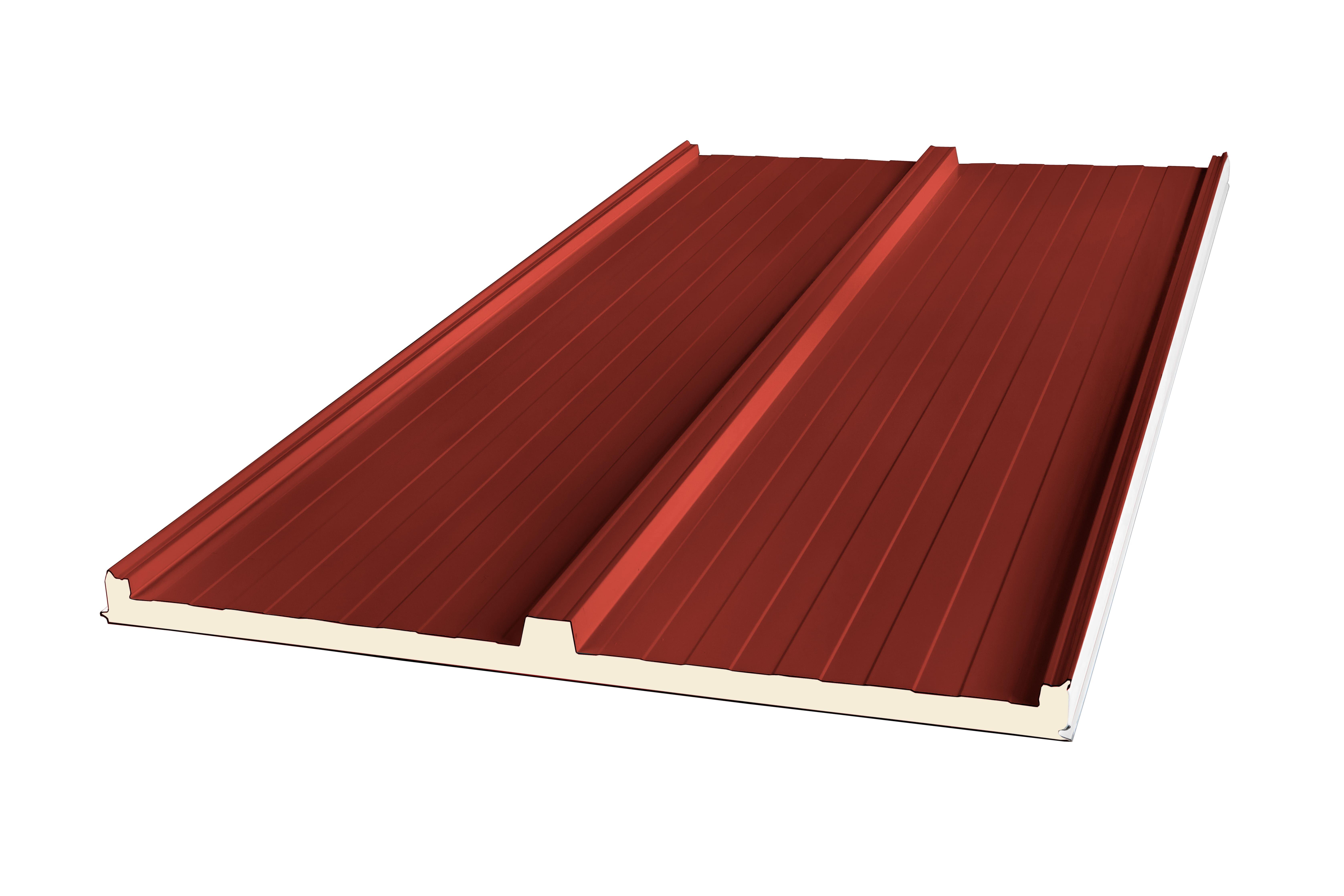 PANEL SÁNDWICH  3 GRECAS ROJO/BLANCO 3 CM 3X1.15 M - 2