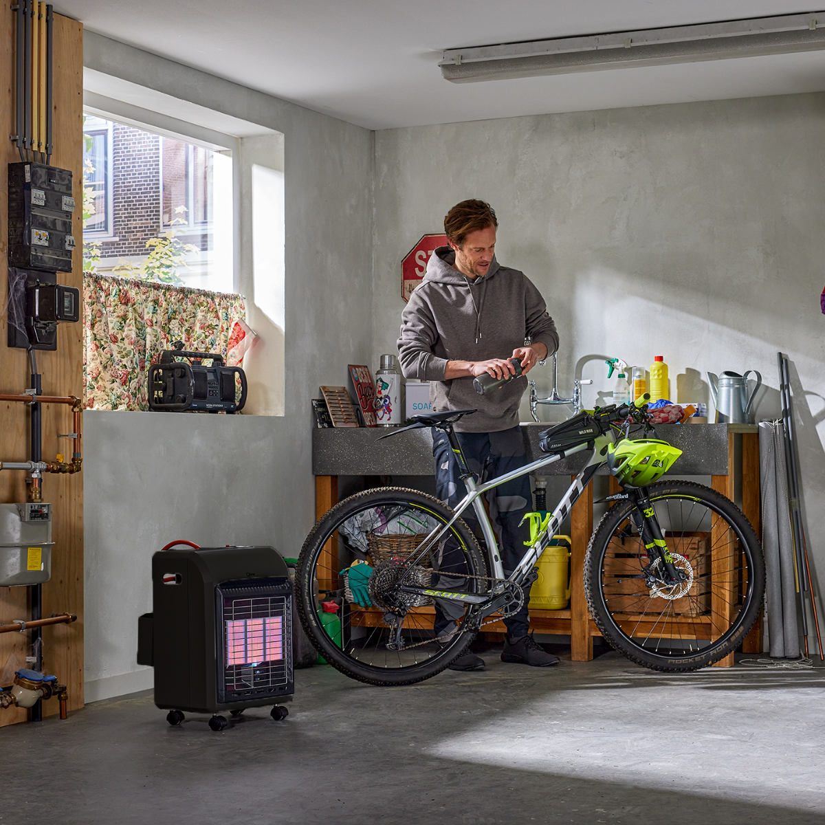 Poêle à gaz GH 741 RM 4.1 kW Qlima noir - 2