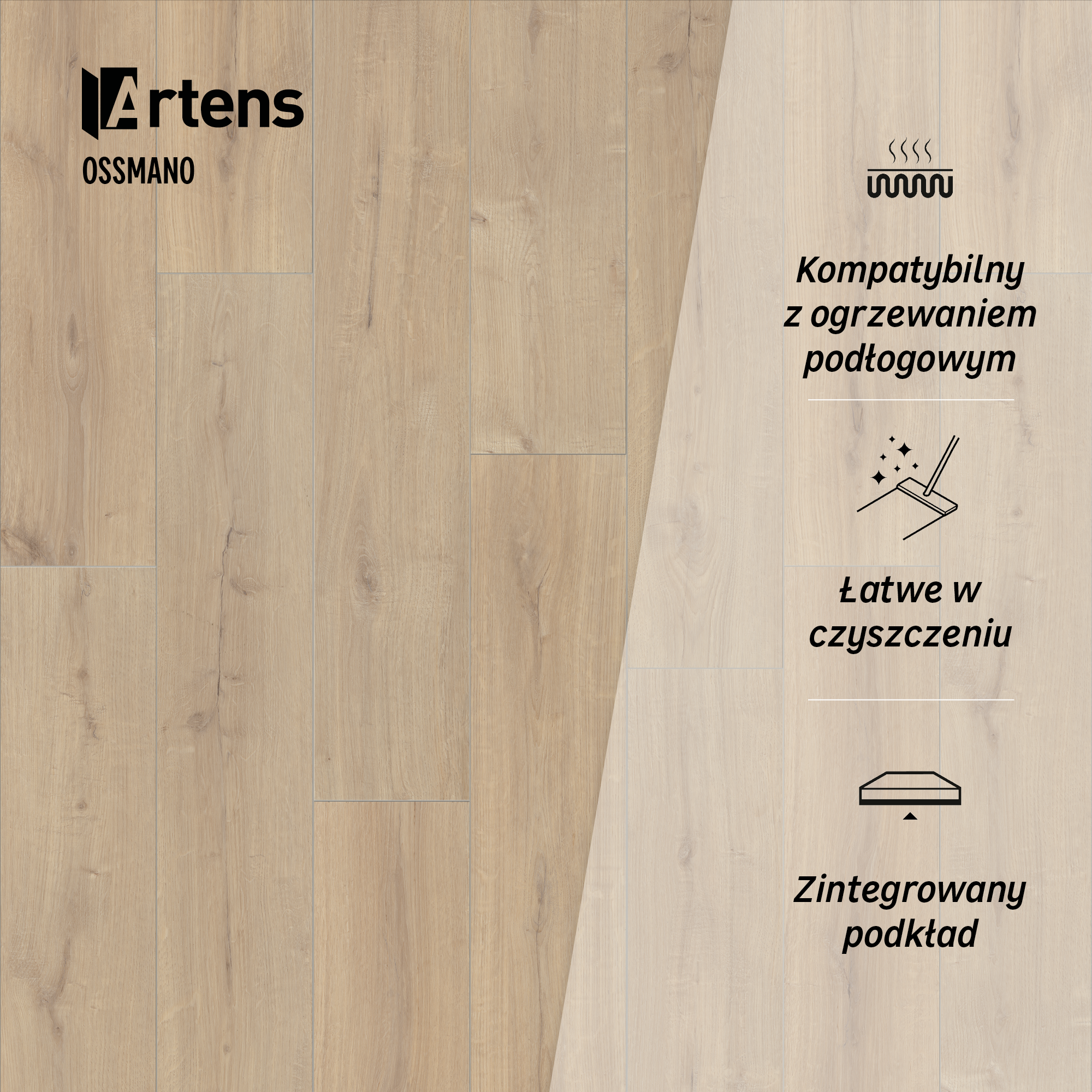 Panele winylowe z podkładem Ossmano Forte Artens - 2