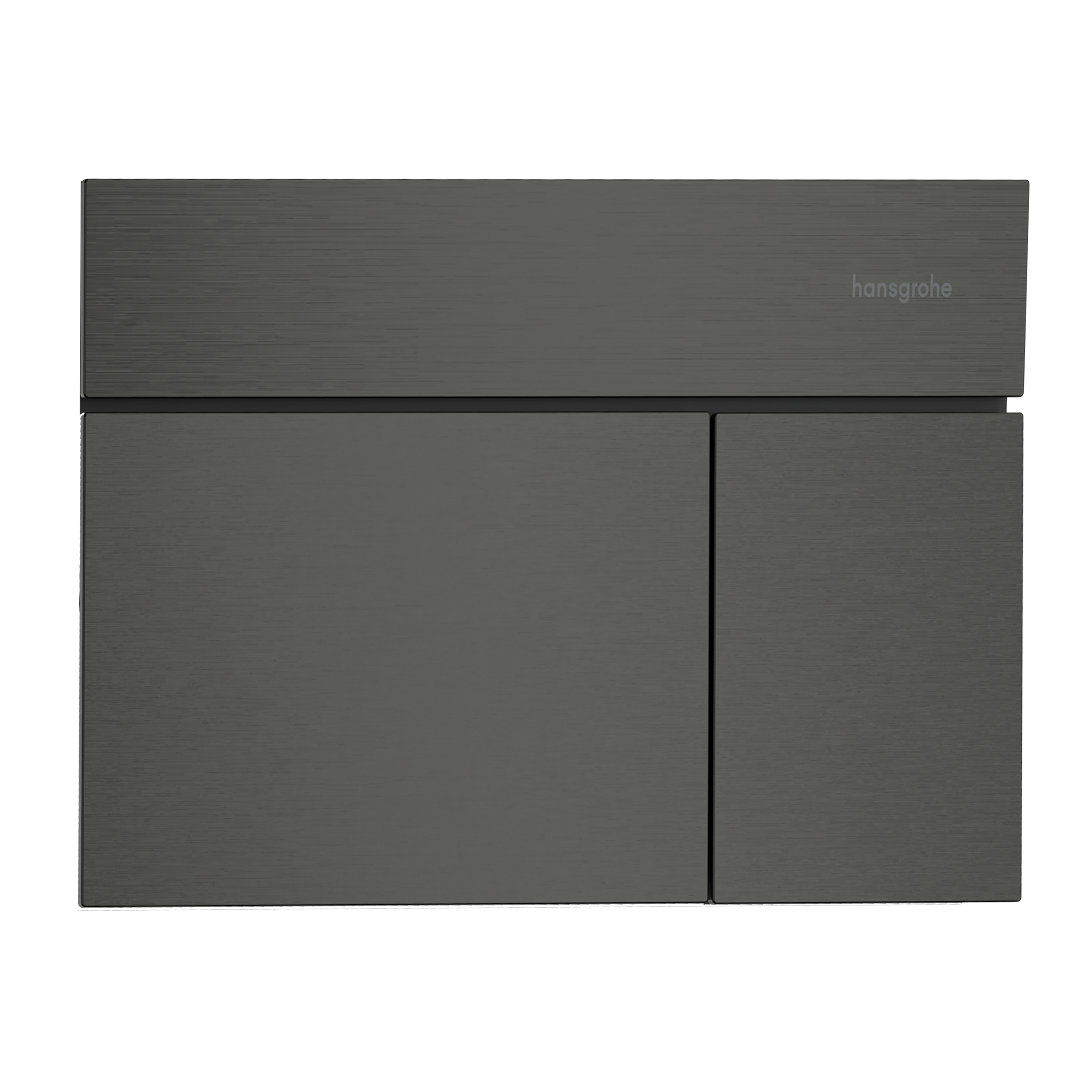 Przycisk spłukujący do stelaża iFrame Element E czarny chrom szczotkowany Hansgrohe