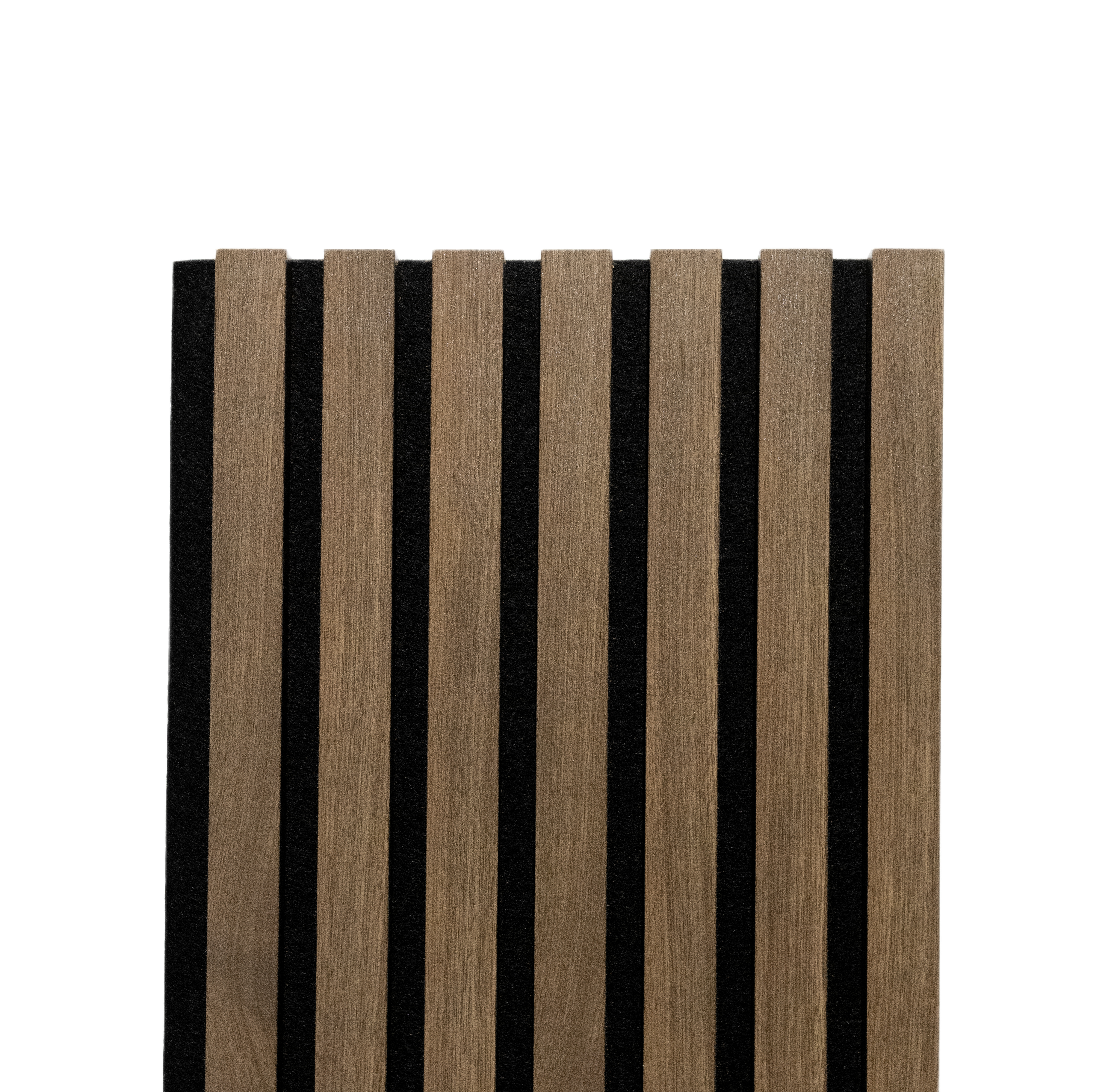 Panele ścienne 3D lamele na czarnym filcu 270x30 cm Toffi 7 lameli - 3