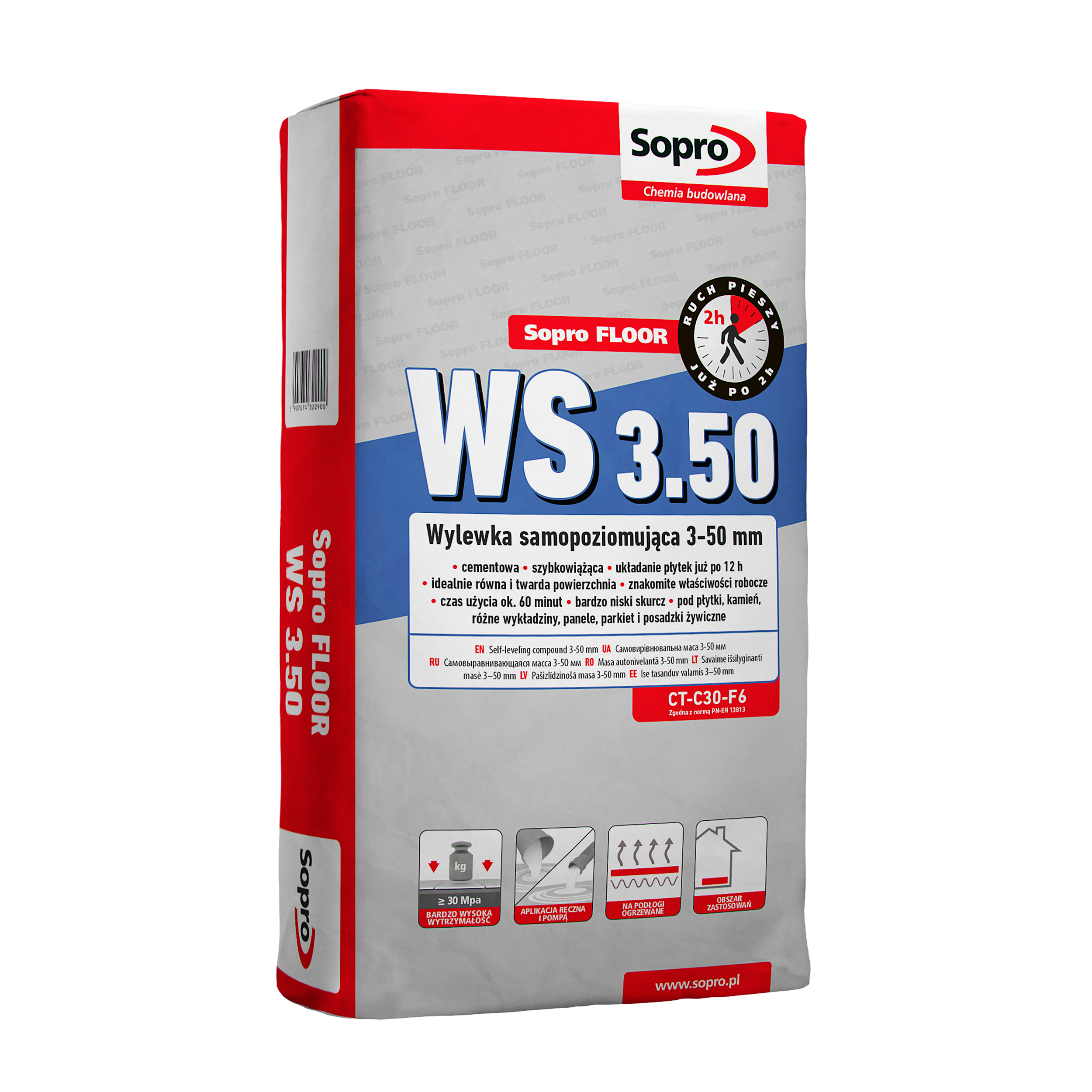 Wylewka samopoziomująca WS 3.50 Sopro