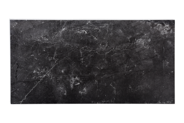 Panele ścienne winylowe SPC 120x60 cm Black Stone czarny połysk