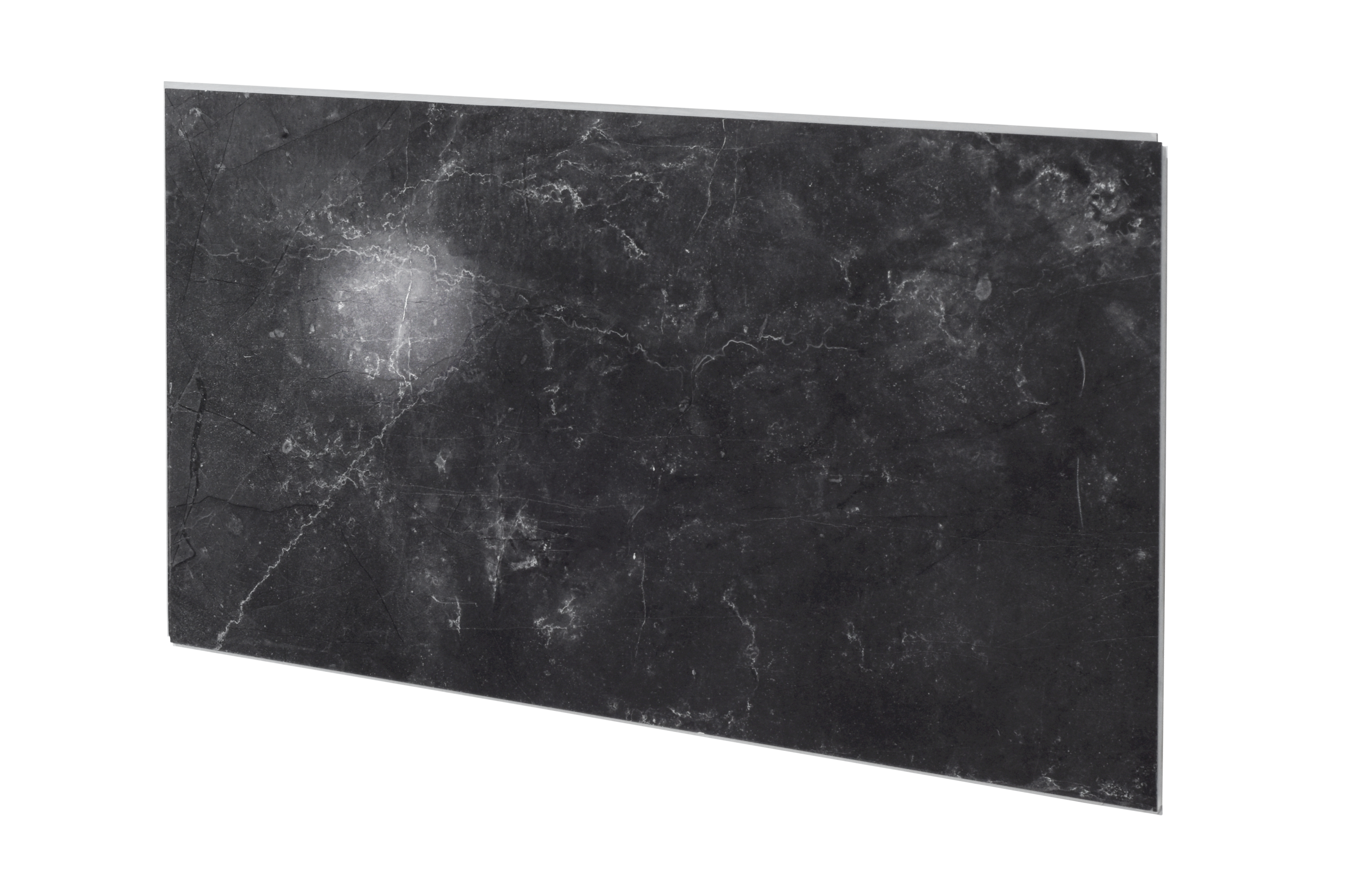 Panele ścienne winylowe SPC 120x60 cm Black Stone czarny połysk - 3