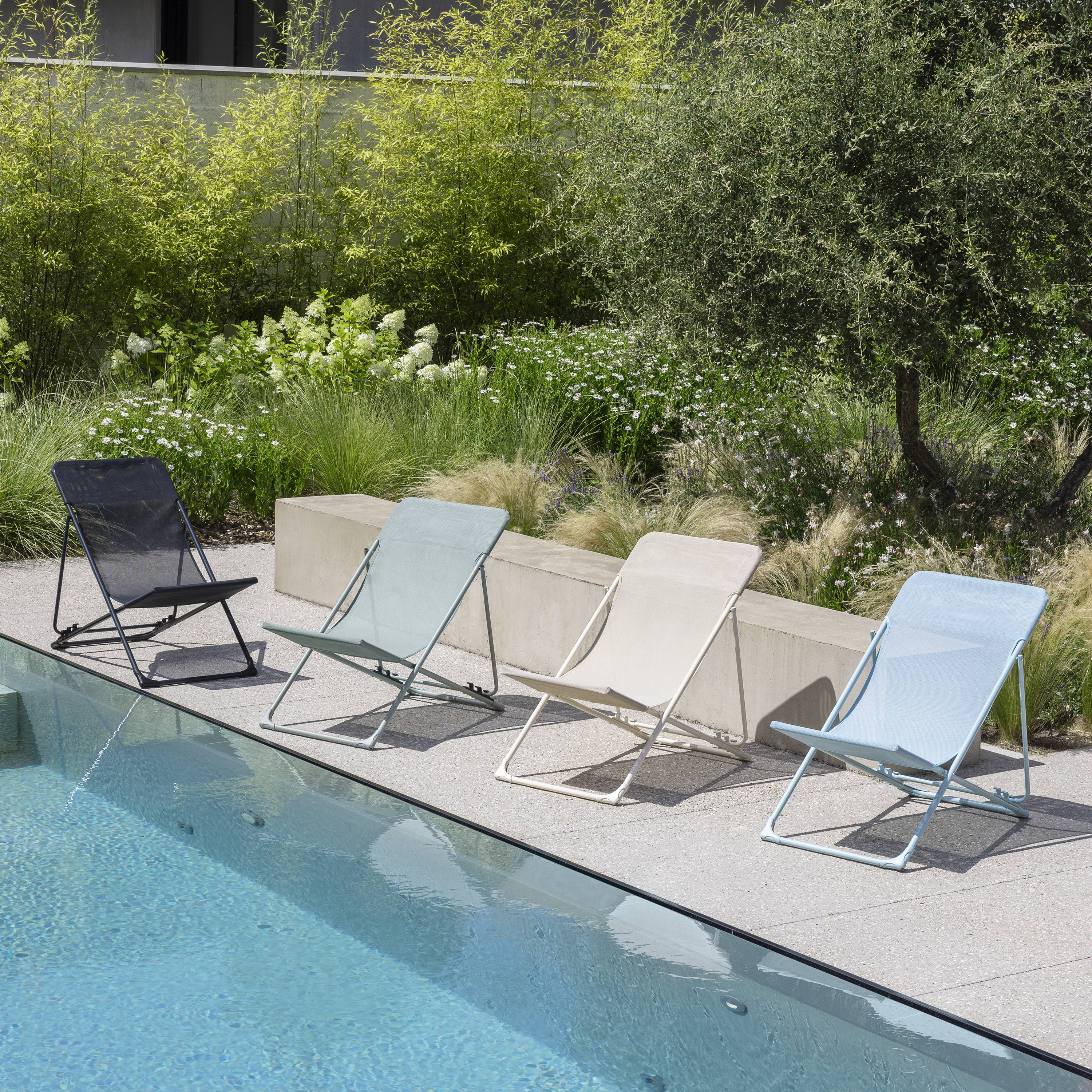 Chilienne de jardin pliable Lima en acier vert forêt - 8