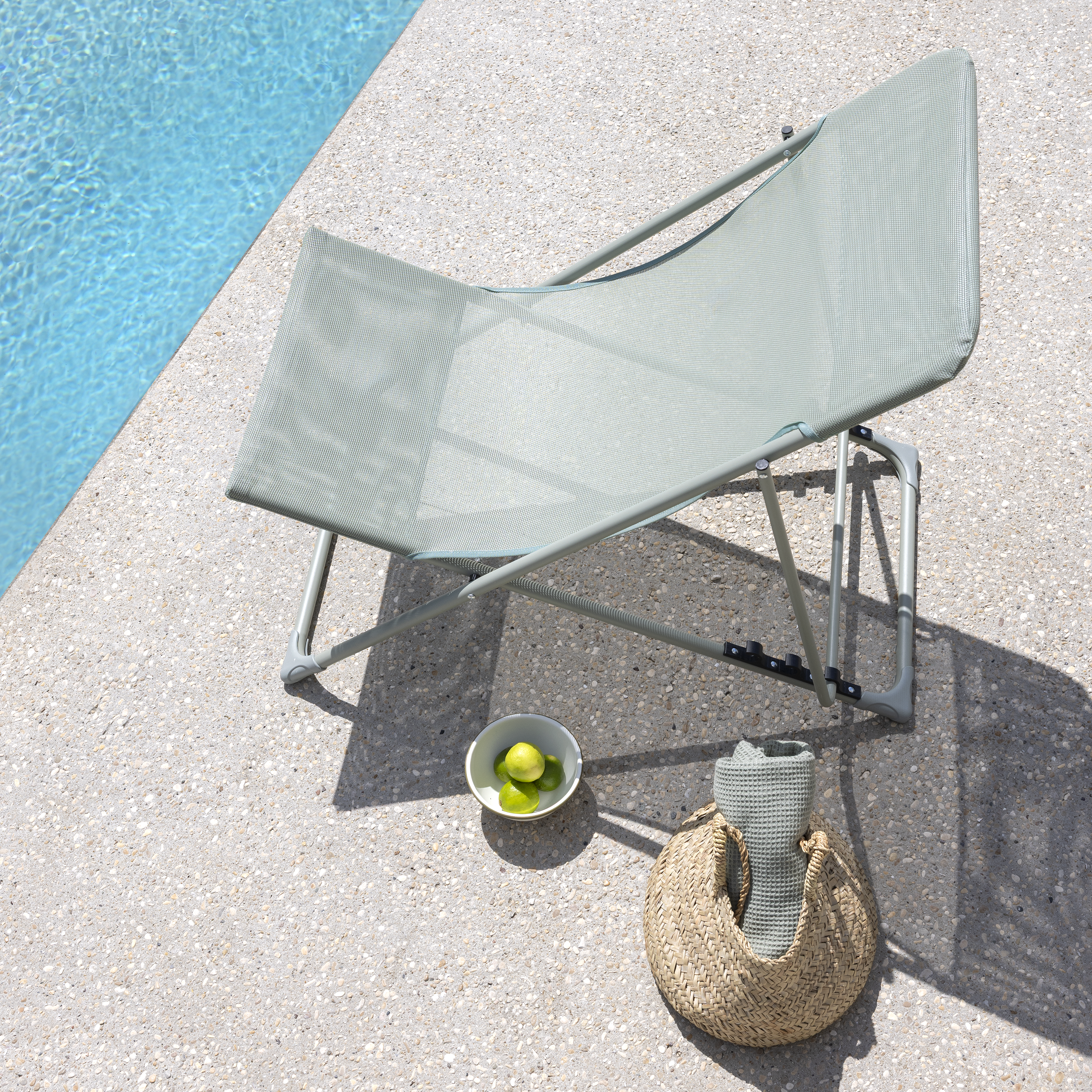 Chilienne de jardin pliable Lima en acier vert forêt - 2
