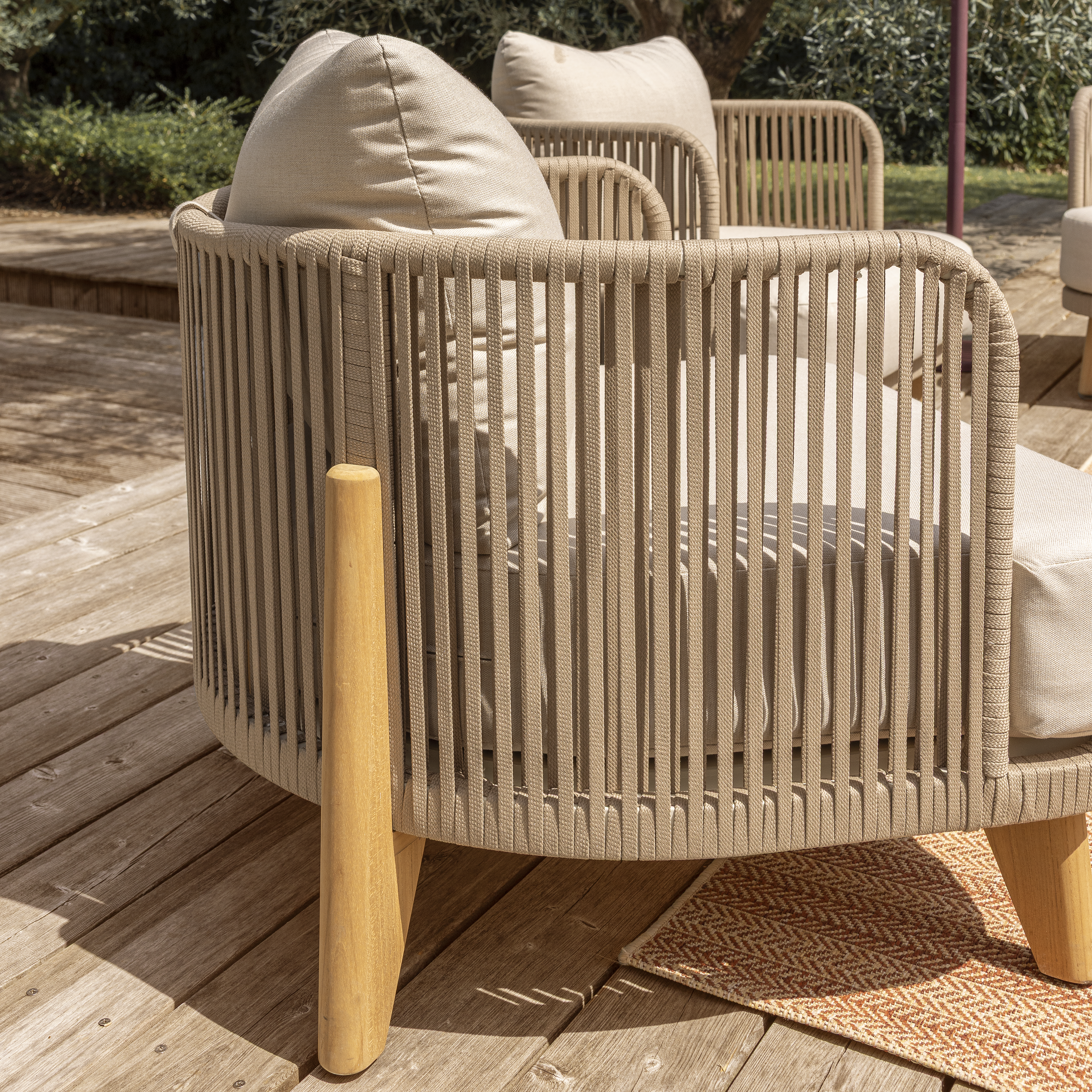 Sofá de jardín con cojín de aluminio Naterial - 8